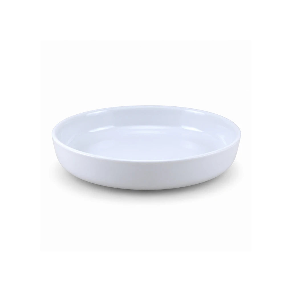 Blaze Danny White Melamine Soup Plate - 8 Inch