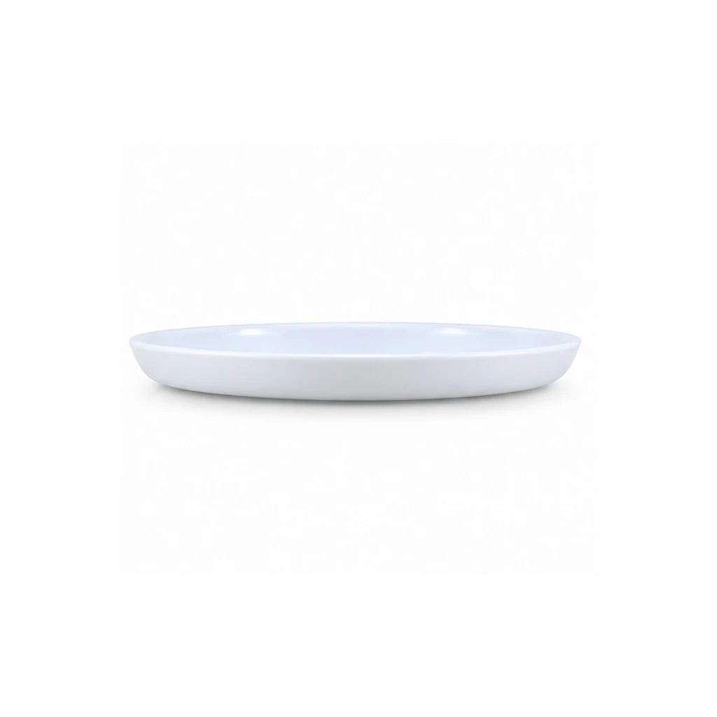 Blaze Danny White Melamine Flat Plate - 8 & 10 Inch