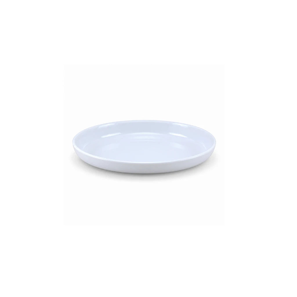 Blaze Danny White Melamine Flat Plate - 8 & 10 Inch