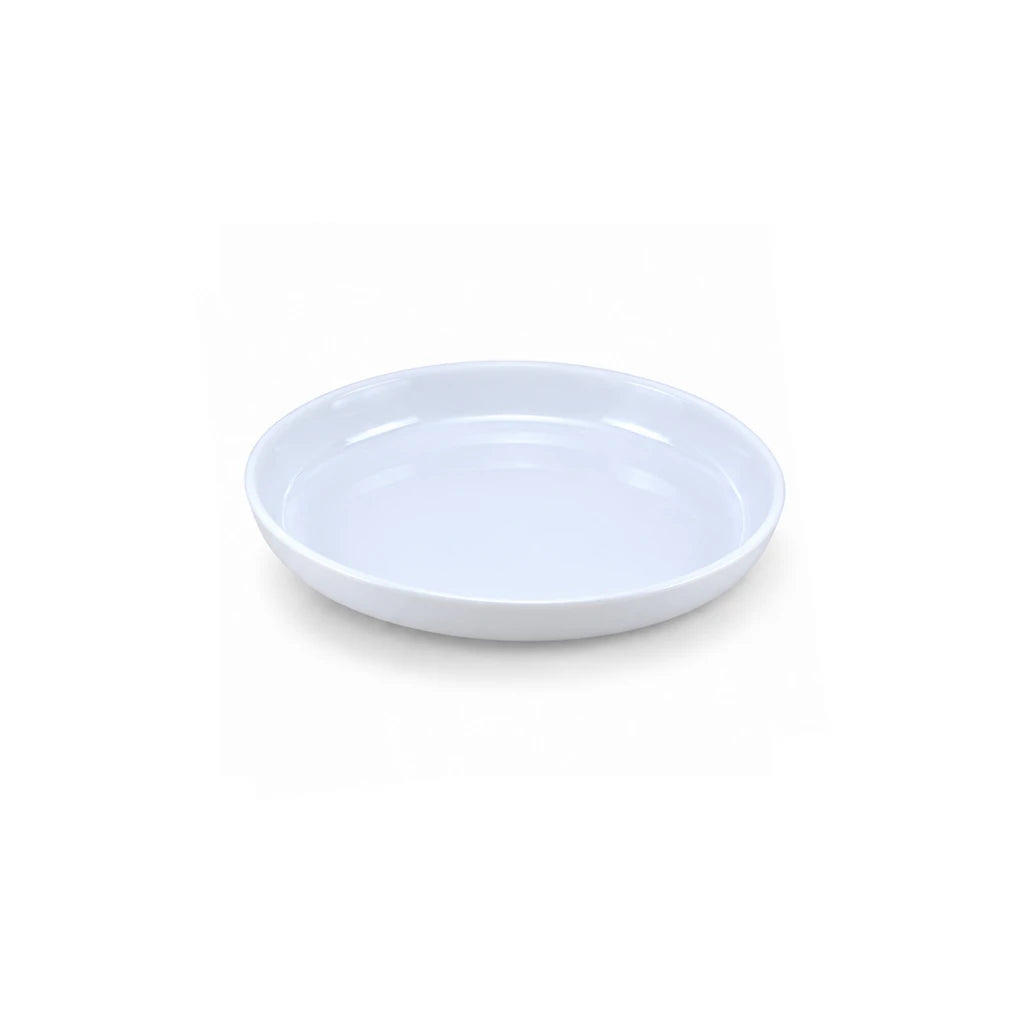 Blaze Danny White Melamine Flat Plate - 8 & 10 Inch