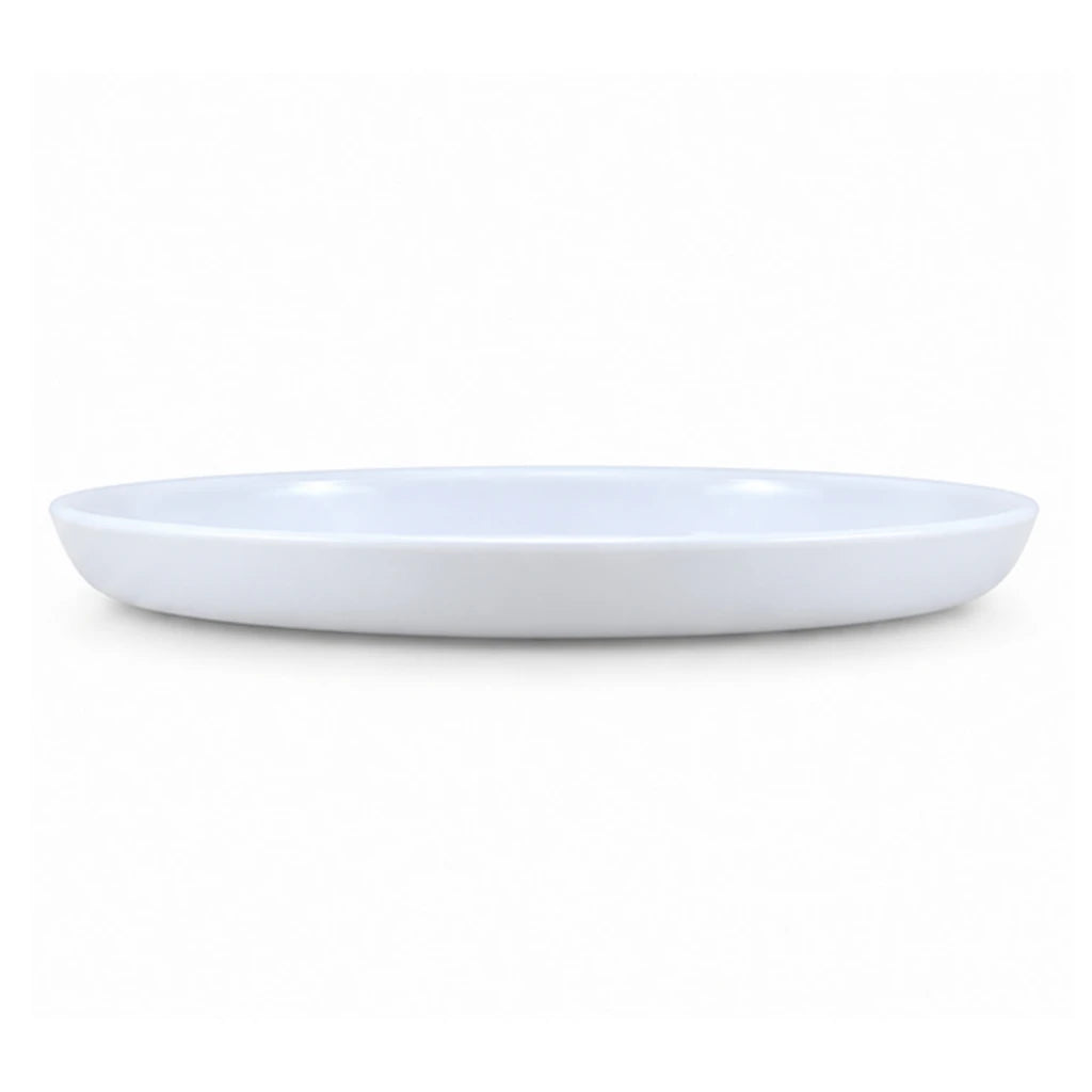 Blaze Danny White Melamine Flat Plate - 8 & 10 Inch