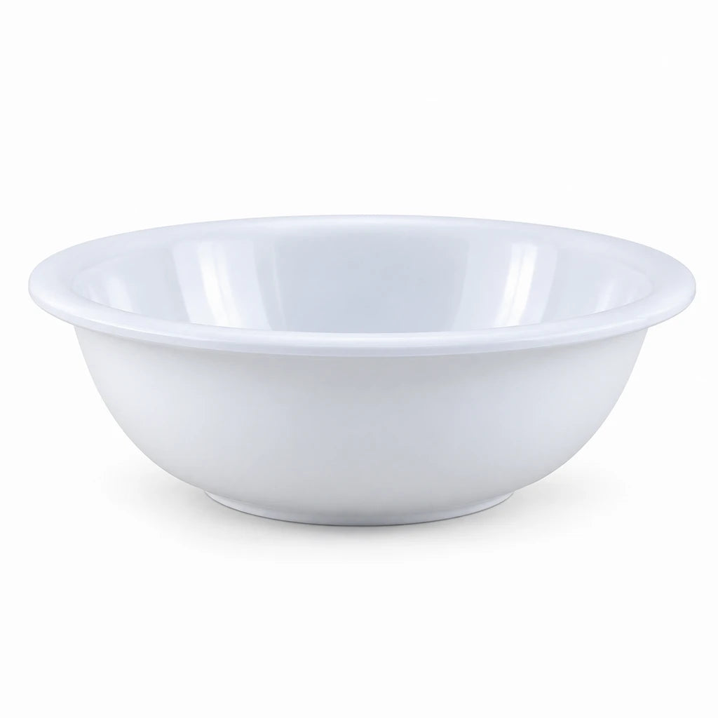 Blaze White Melamine Serving Bowl - 9 Inch