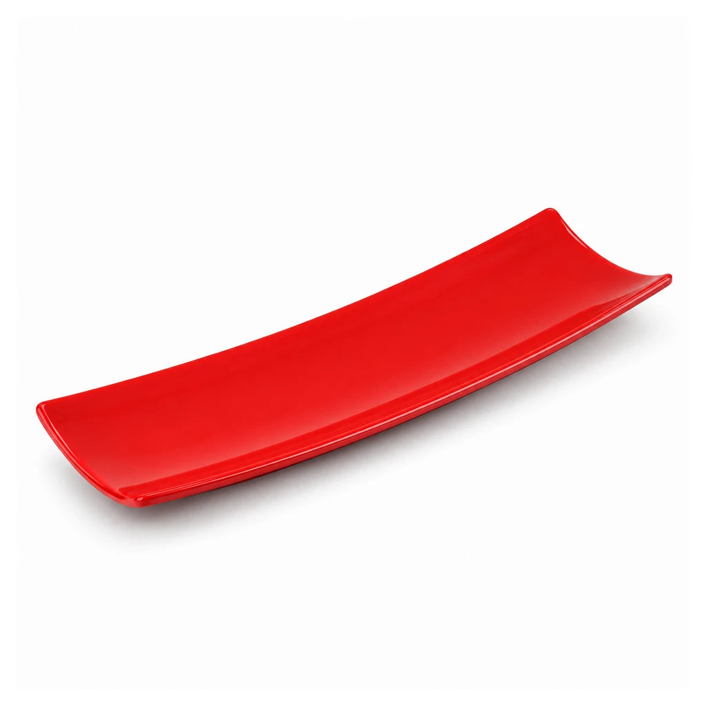 Blaze 15-Inch Melamine Turkish Kabab Dish - Red, Black, Yellow & White