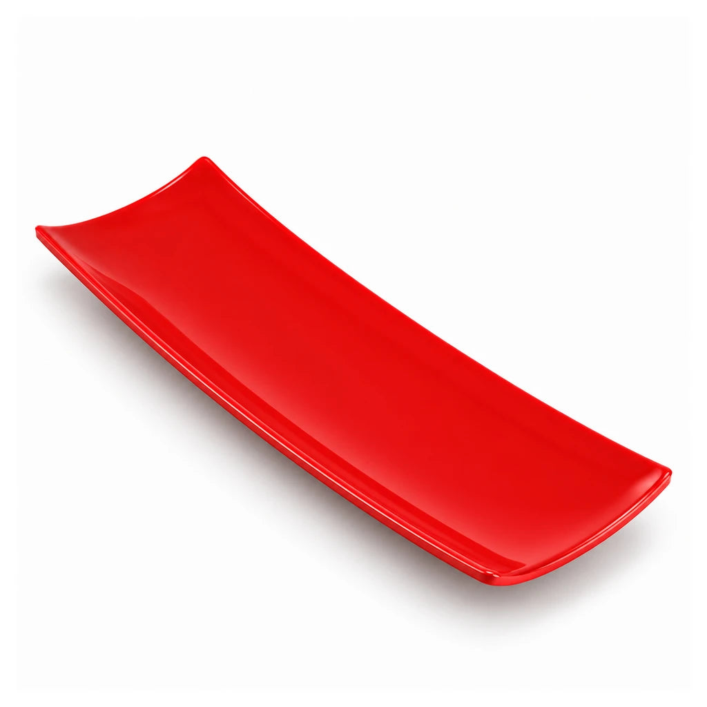 Blaze 15-Inch Melamine Turkish Kabab Dish - Red, Black, Yellow & White