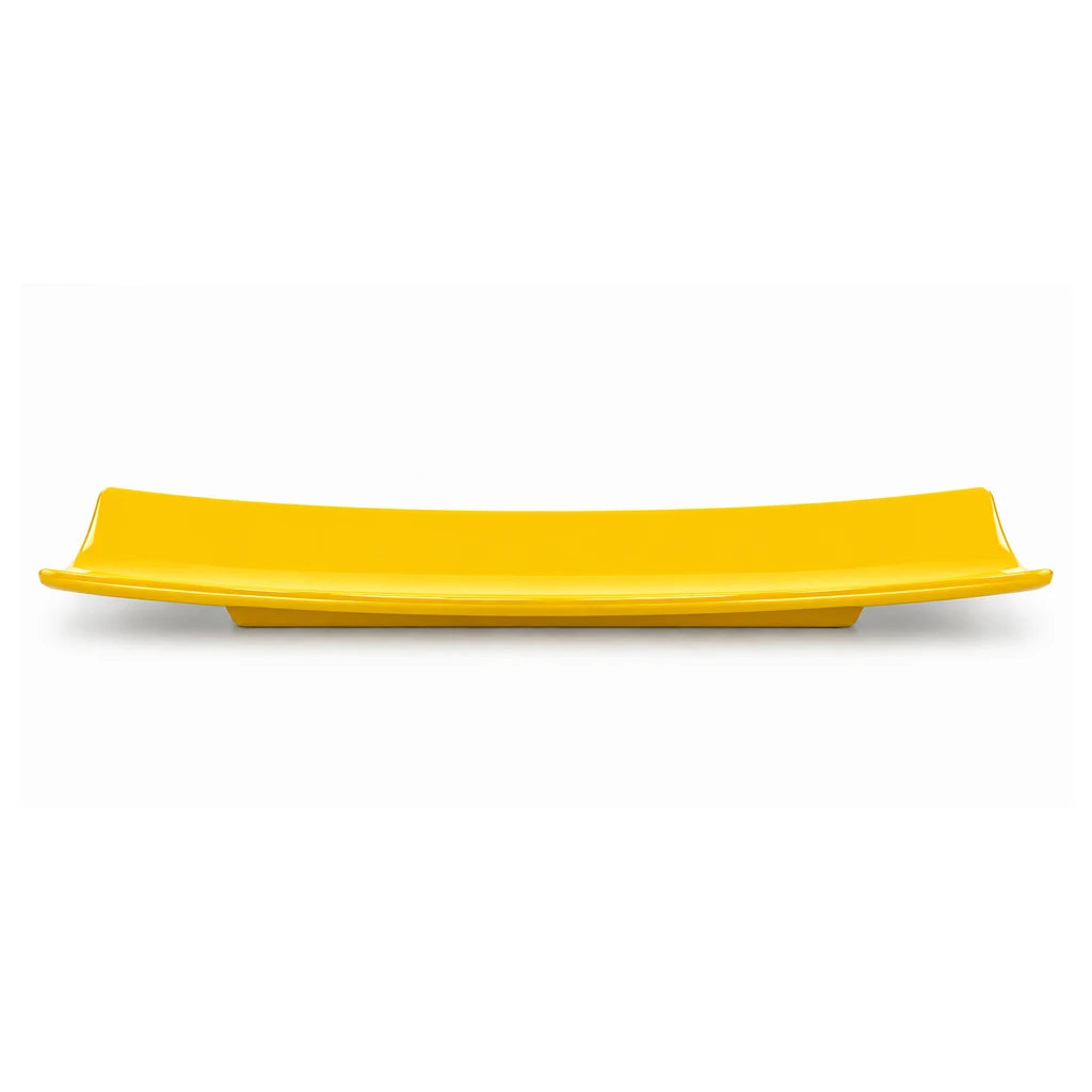 Blaze 15-Inch Melamine Turkish Kabab Dish - Red, Black, Yellow & White