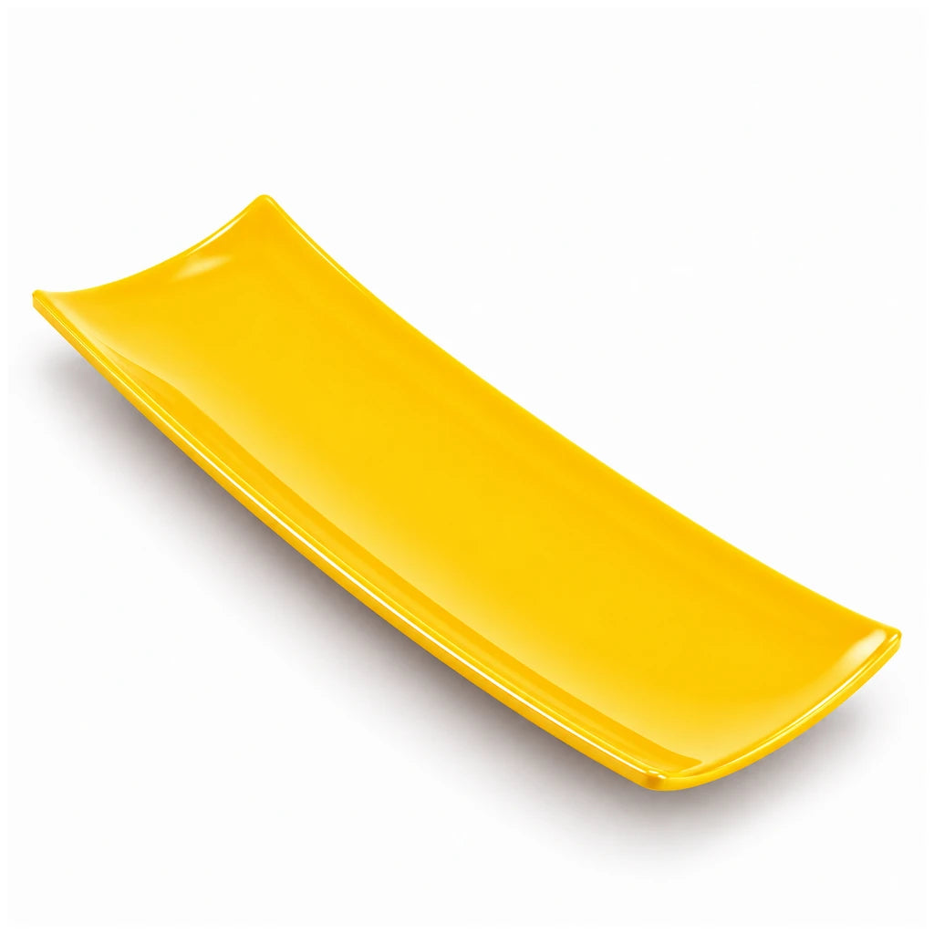 Blaze 15-Inch Melamine Turkish Kabab Dish - Red, Black, Yellow & White