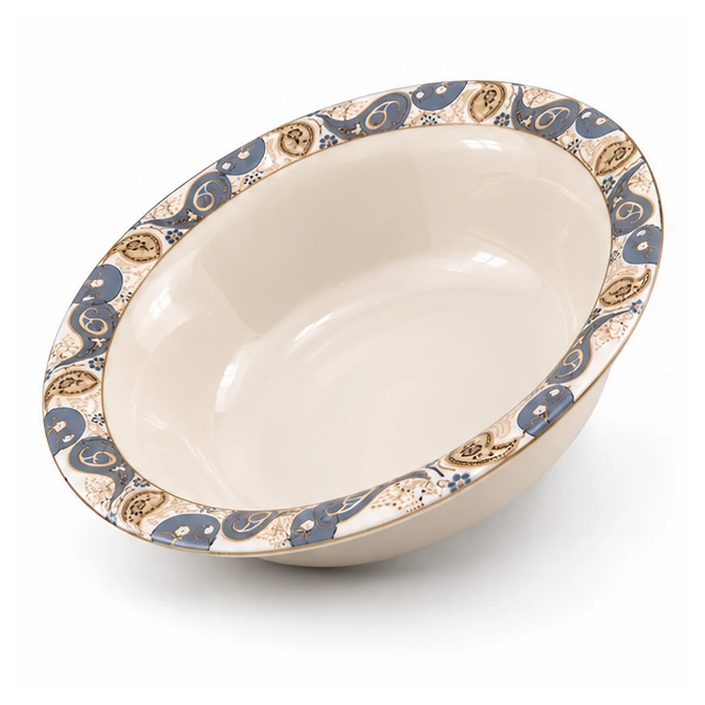 Blaze Manor 9-Inch Printed Melamine Serving Bowl