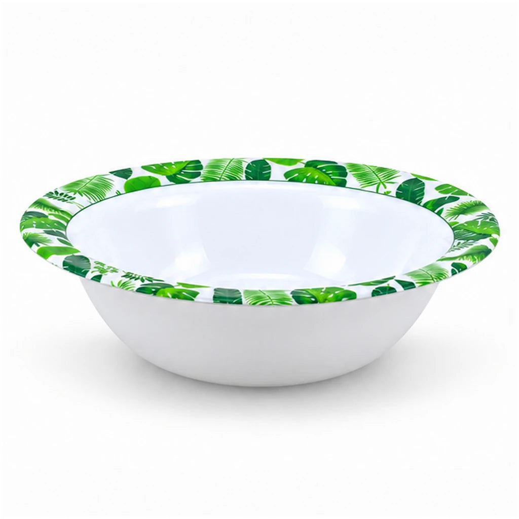 Blaze Greenery Printed Melamine Serving Bowl 9-Inch