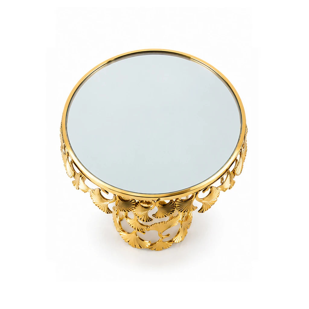 Fancy Round Ceramic Cake Dish With Leaf Pedestal Stand - 20, 26 & 30 cm