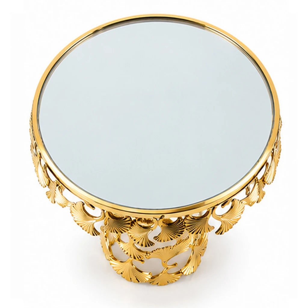 Fancy Round Ceramic Cake Dish With Leaf Pedestal Stand - 20, 26 & 30 cm