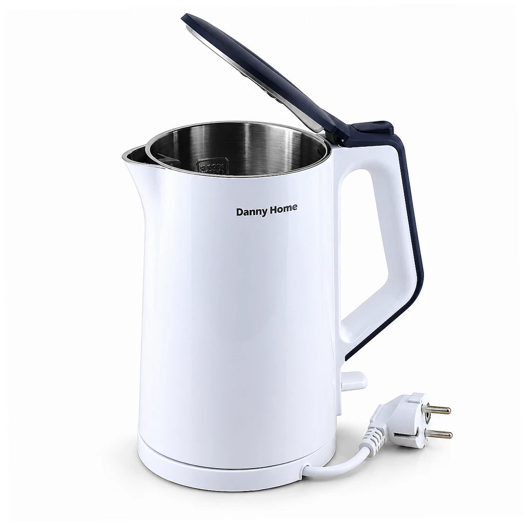 Danny Home 1.5-Liter White Electric Kettle