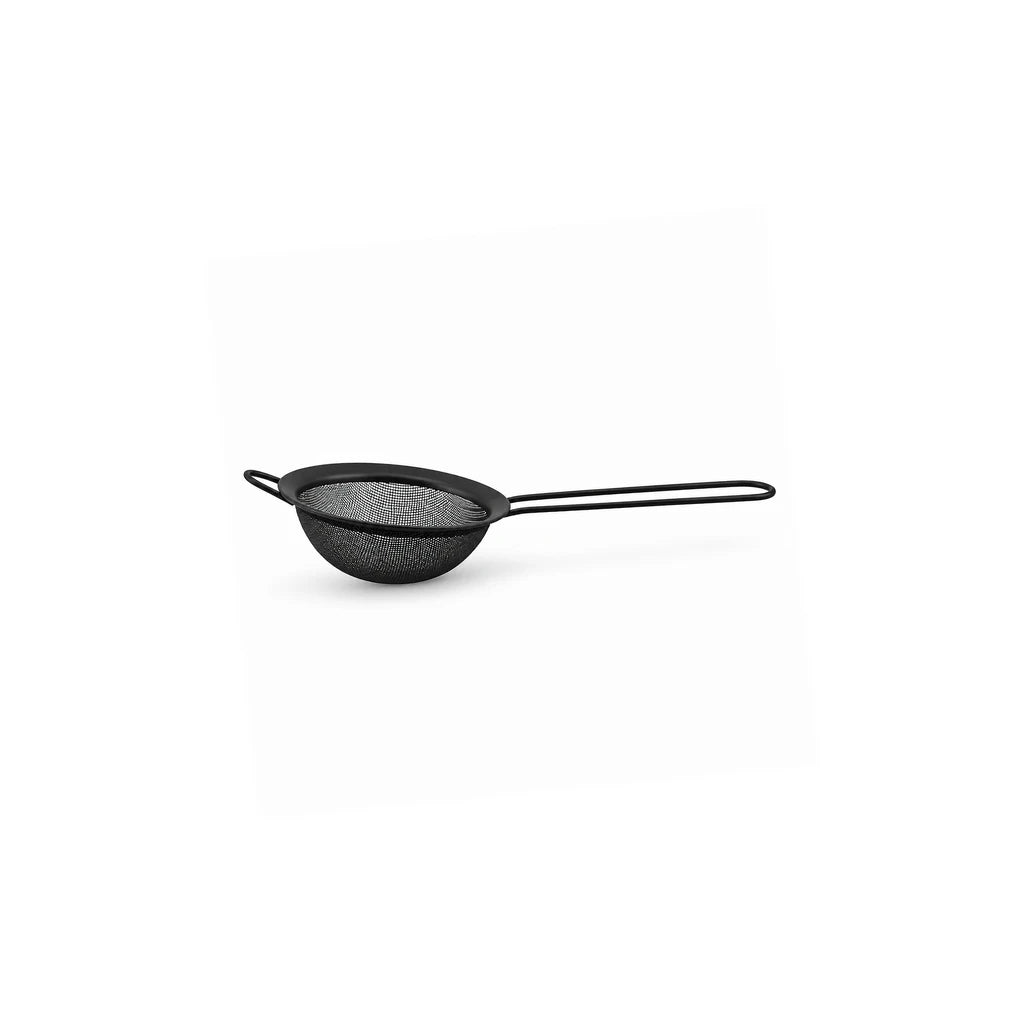 Shengya Black Zinc & Plastic Mesh Tea Strainer - 10–18 cm