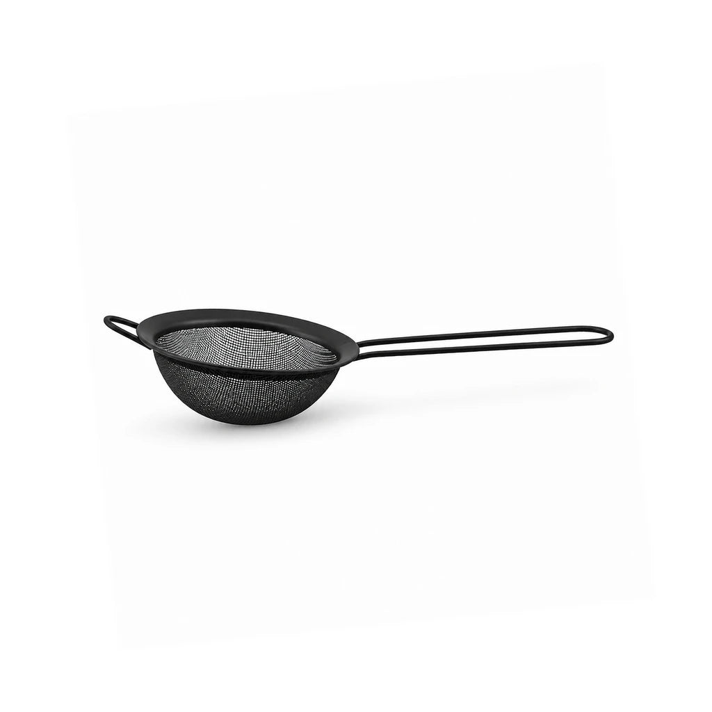 Shengya Black Zinc & Plastic Mesh Tea Strainer - 10–18 cm