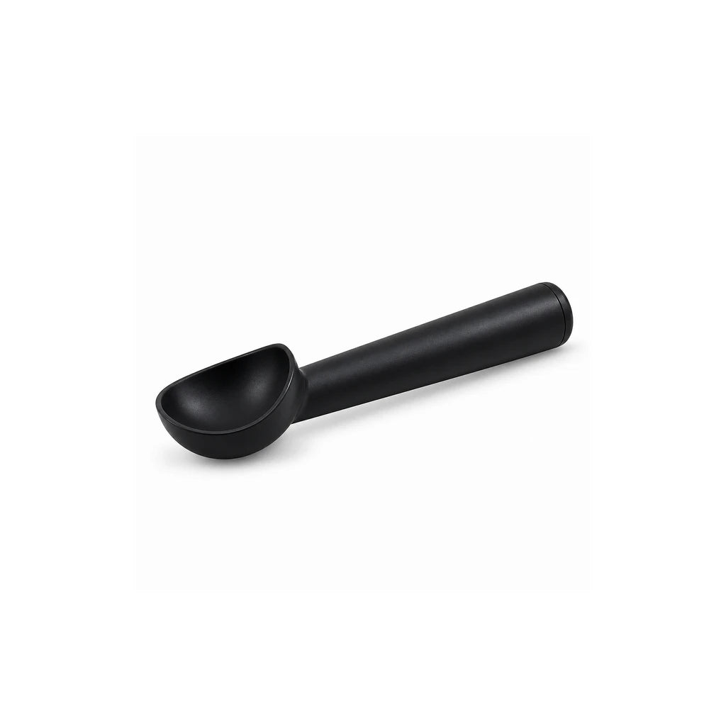 Shengya 7-Inch Black Zinc Ice Cream Scoop With Metal Handle