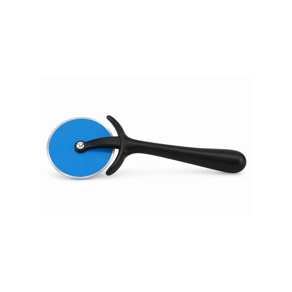 Shengya 3-Inch Stainless Steel Pizza Wheel Cutter With Black Handle & Finger Guard
