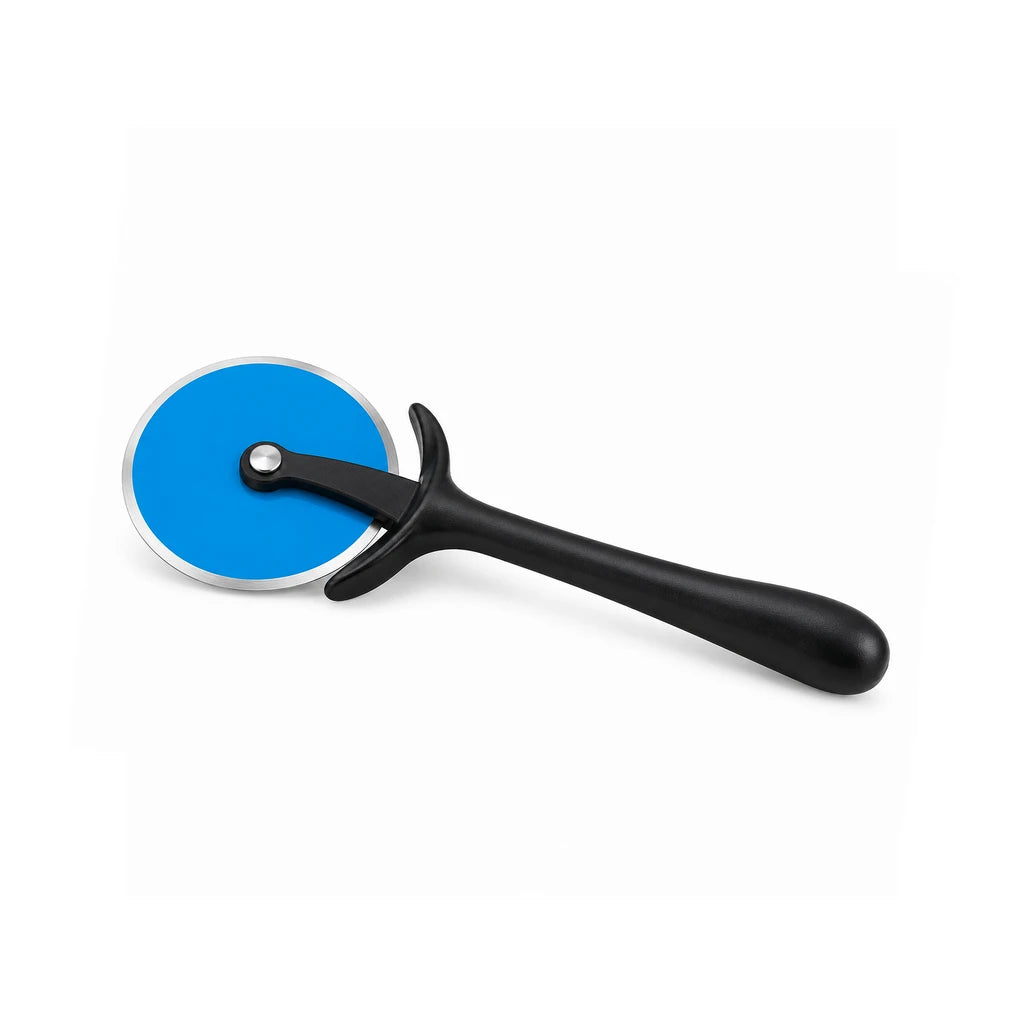 Shengya 3-Inch Stainless Steel Pizza Wheel Cutter With Black Handle & Finger Guard