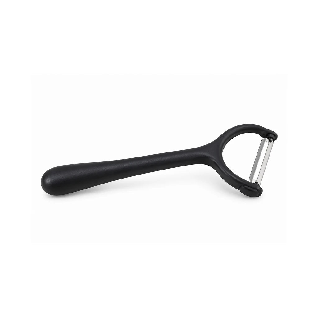 Shengya 7-Inch T-Shaped Stainless Steel Peeler With Black Plastic Handle