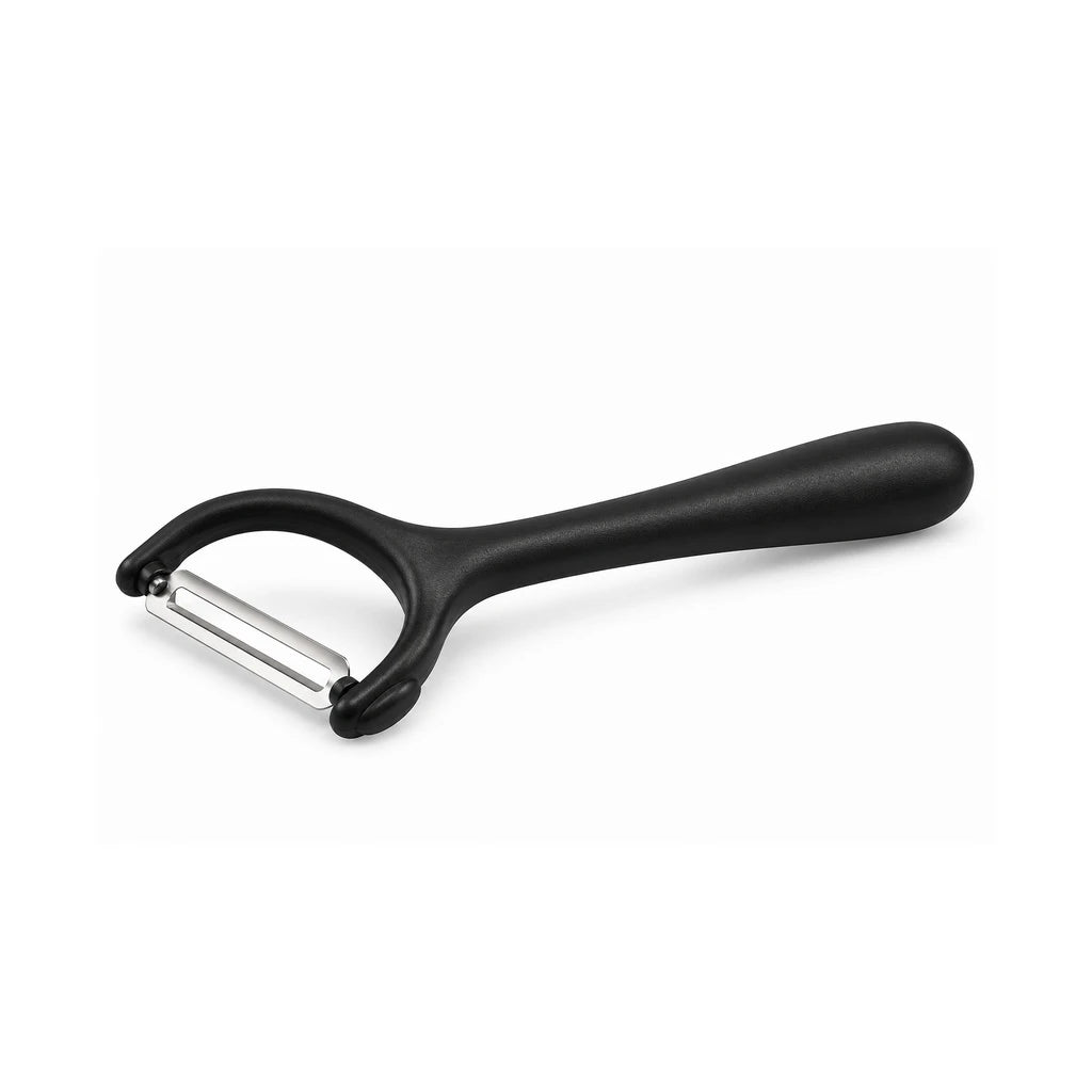 Shengya 7-Inch T-Shaped Stainless Steel Peeler With Black Plastic Handle