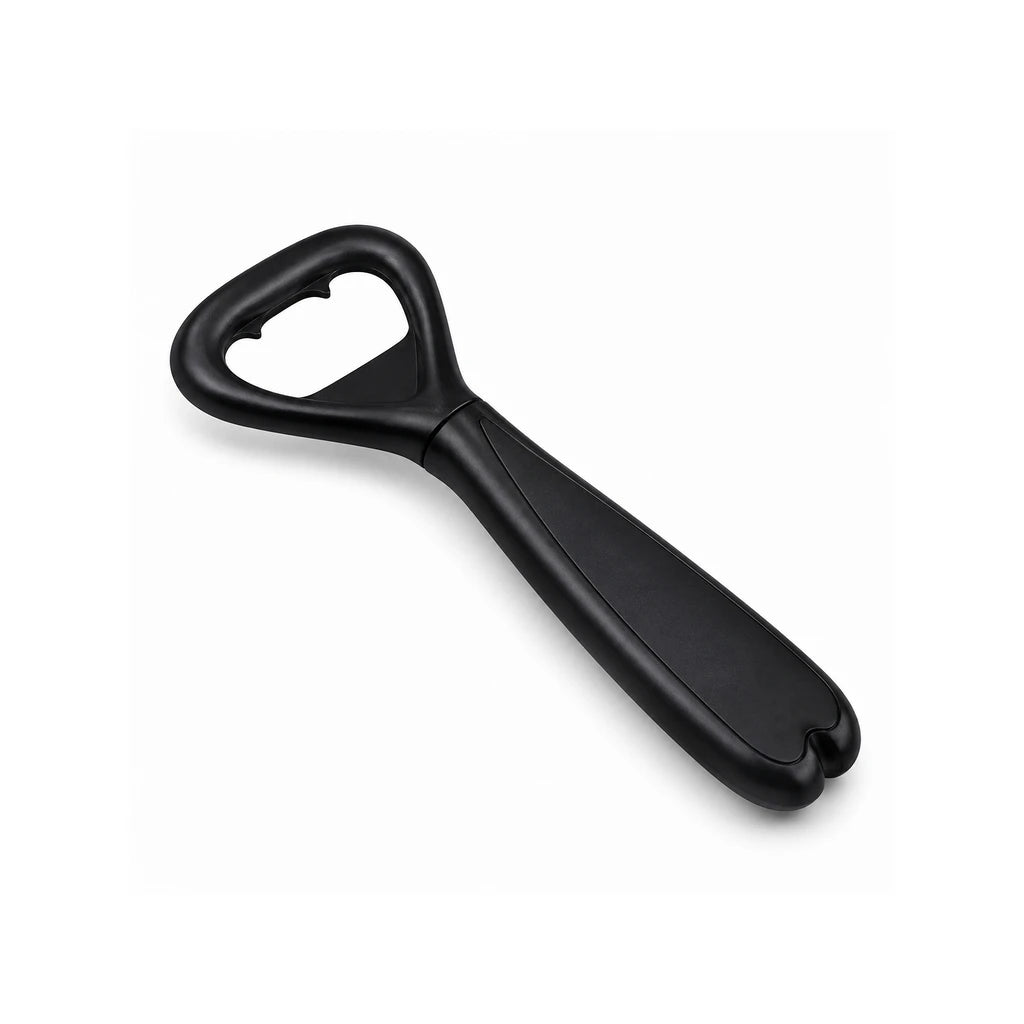 Shengya 5-Inch Matte Black Bottle Opener With Plastic Handle