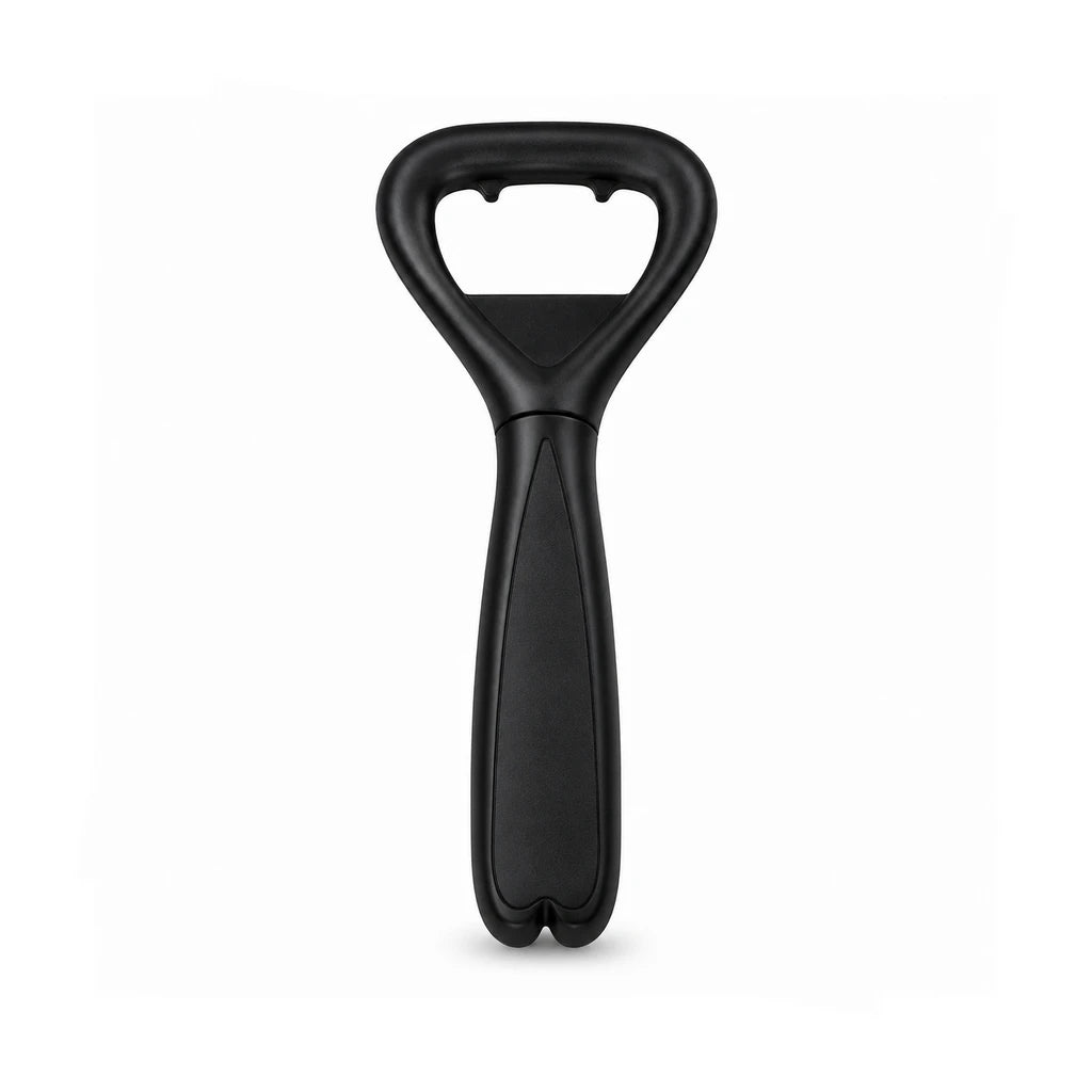 Shengya 5-Inch Matte Black Bottle Opener With Plastic Handle