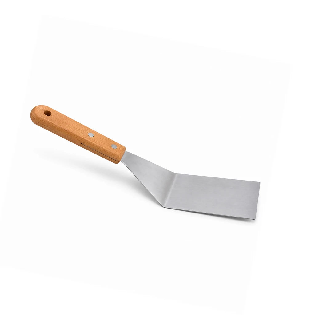 Shengya Stainless Steel Food Lifter & Cutter With Wooden Handle - 11 & 13 Inch