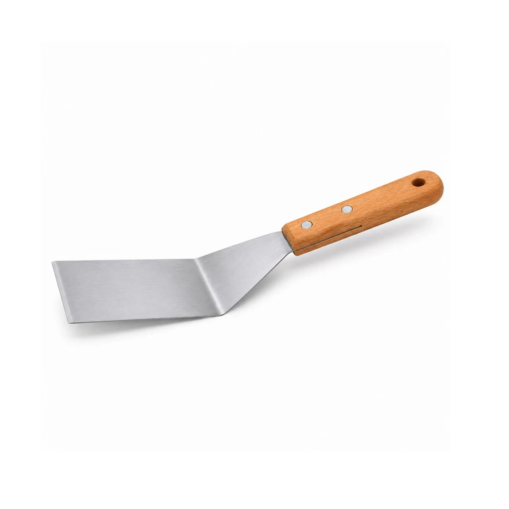 Shengya Stainless Steel Food Lifter & Cutter With Wooden Handle - 11 & 13 Inch