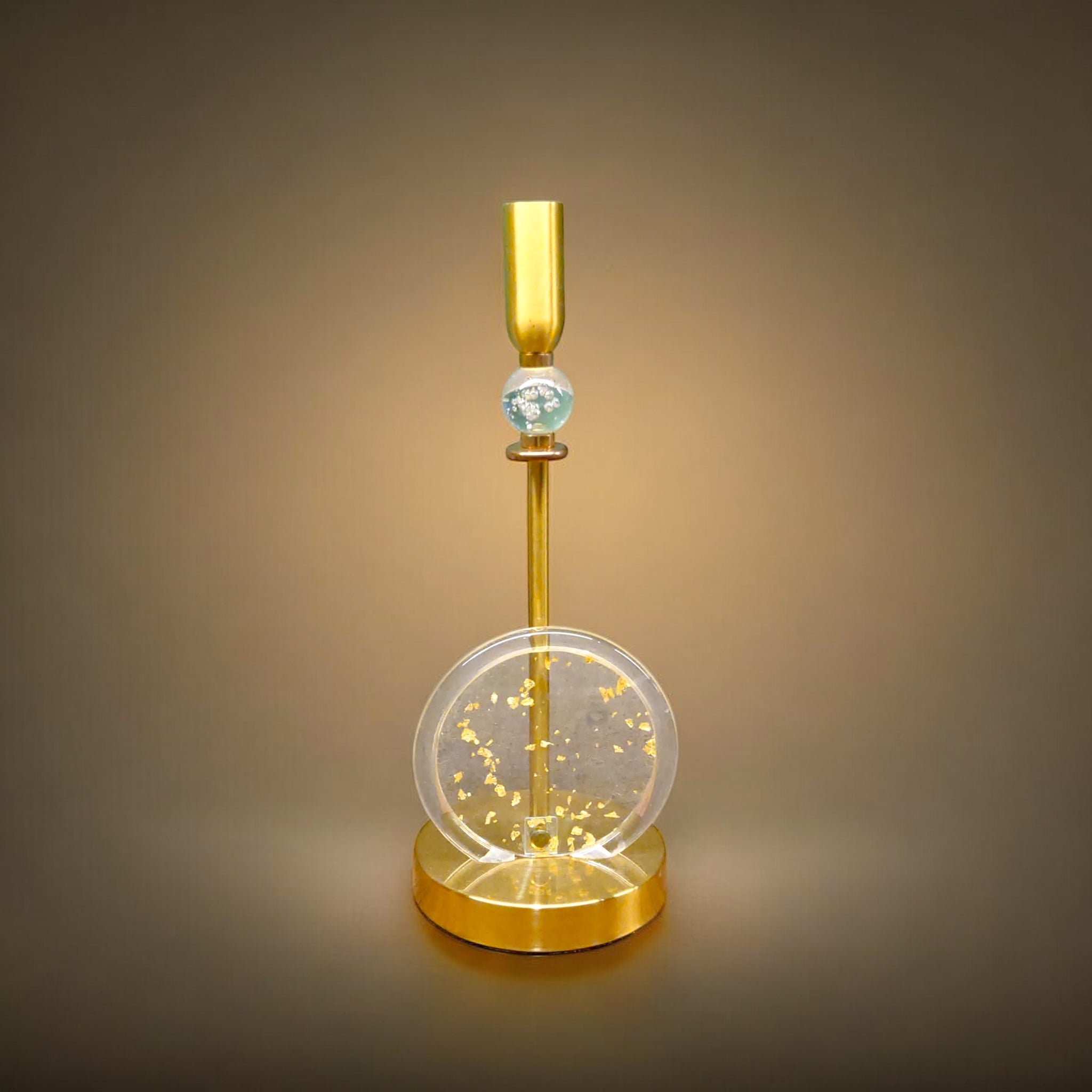 Aroma Golden Candle Stand Set of 3-Pieces