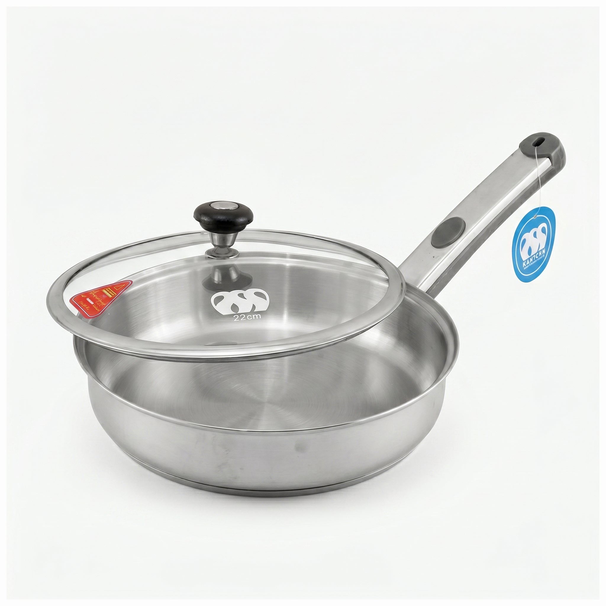 Alpha Stainless Steel Non-Induction Frying Pans