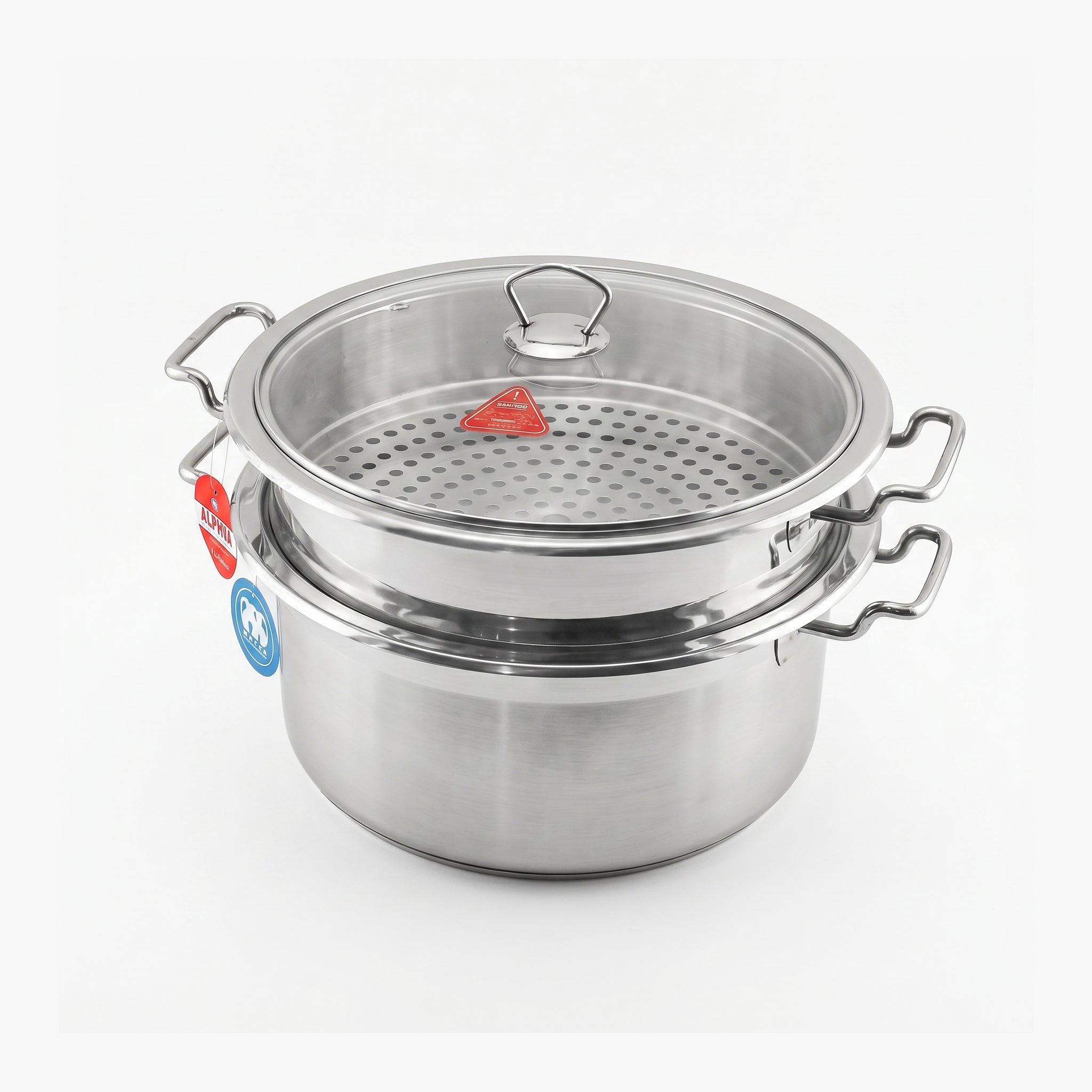 Alpha Stainless Steel Steamers