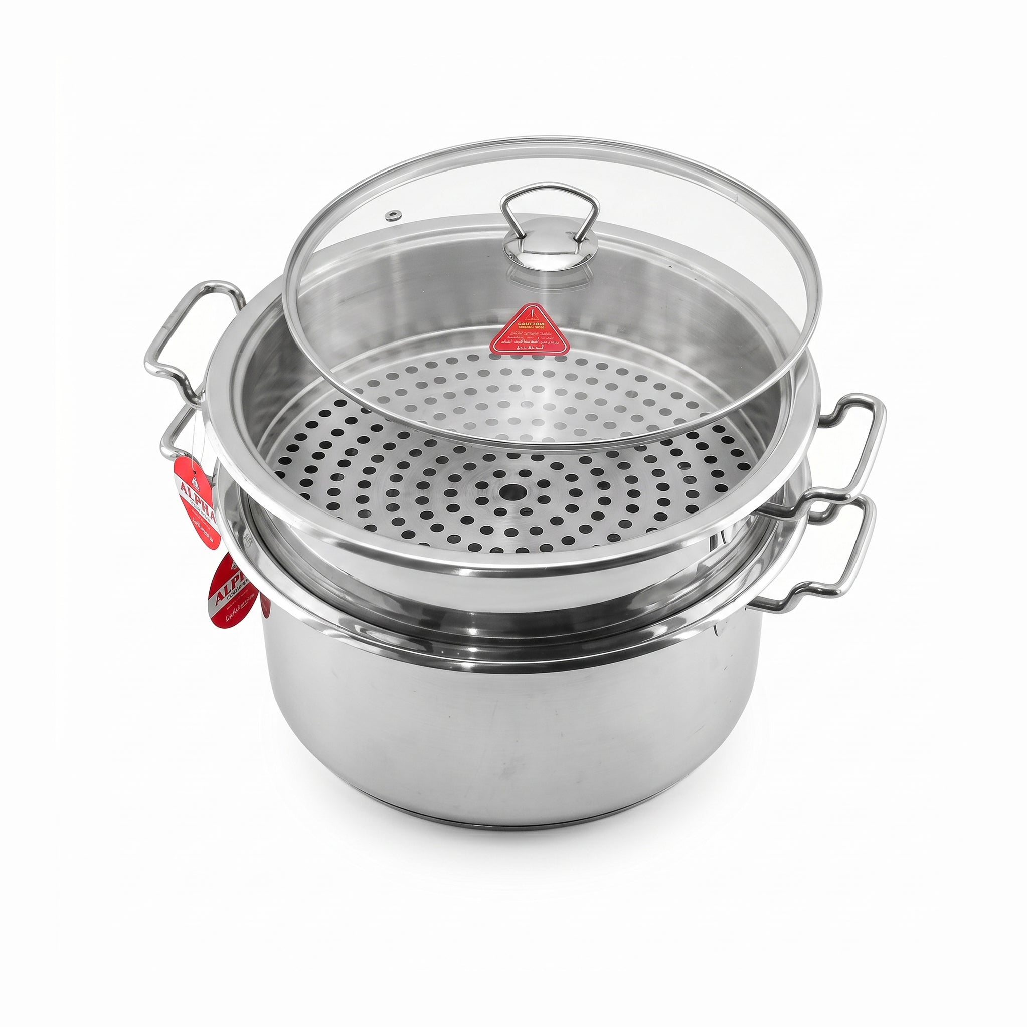 Alpha Stainless Steel Steamers