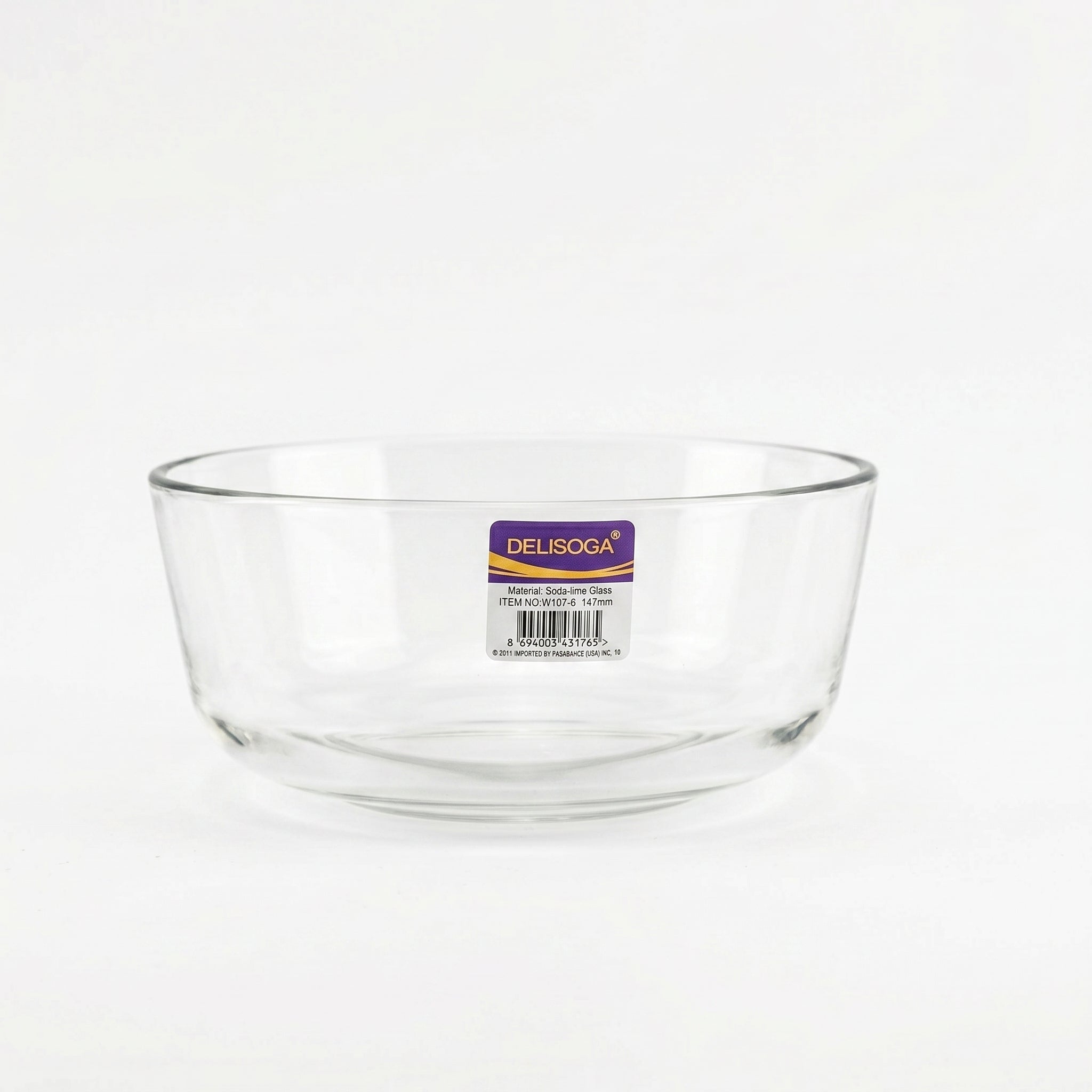 Delisoga Round Glass Bowls