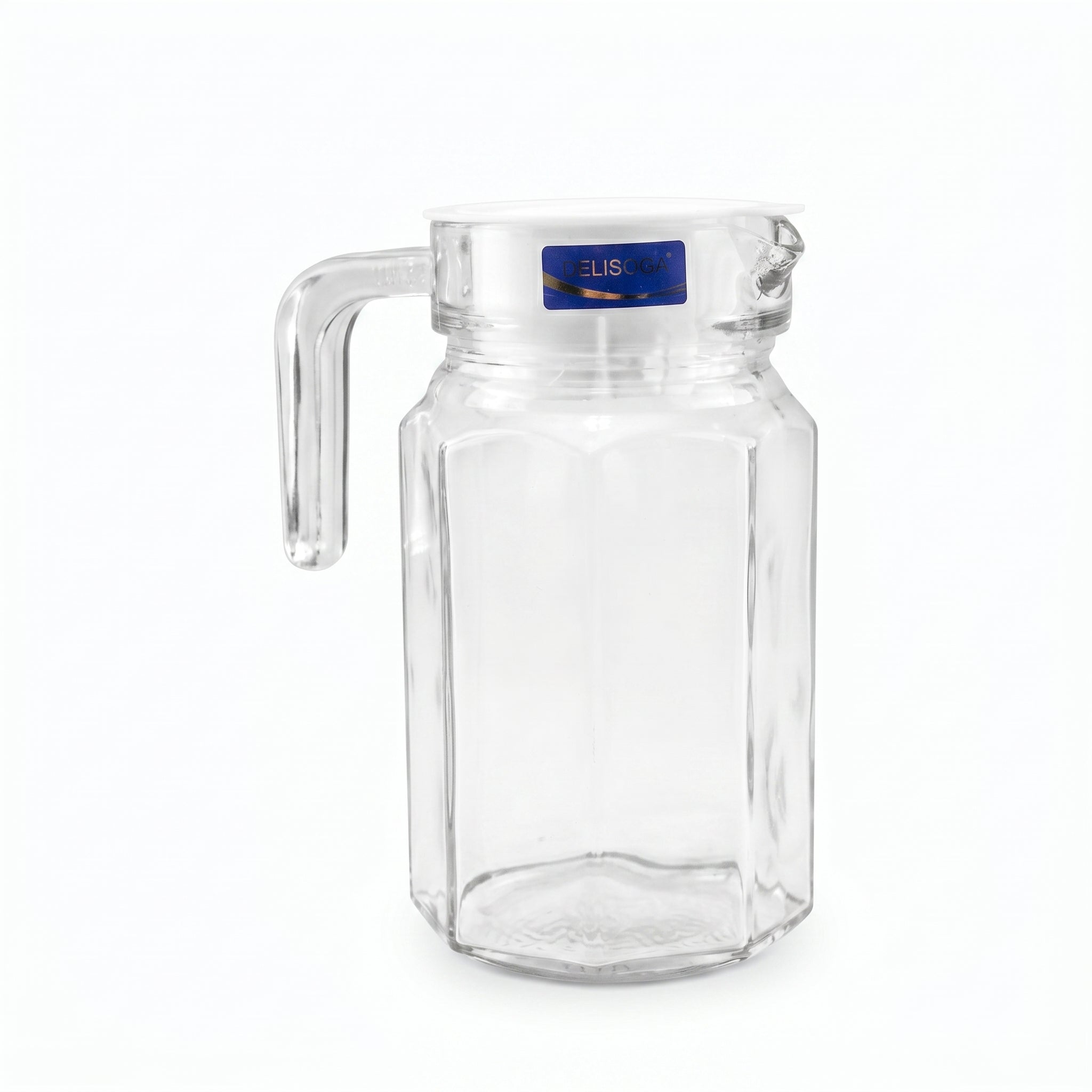 Delisoga 650 ml Octagonal Shaped Glass Jug