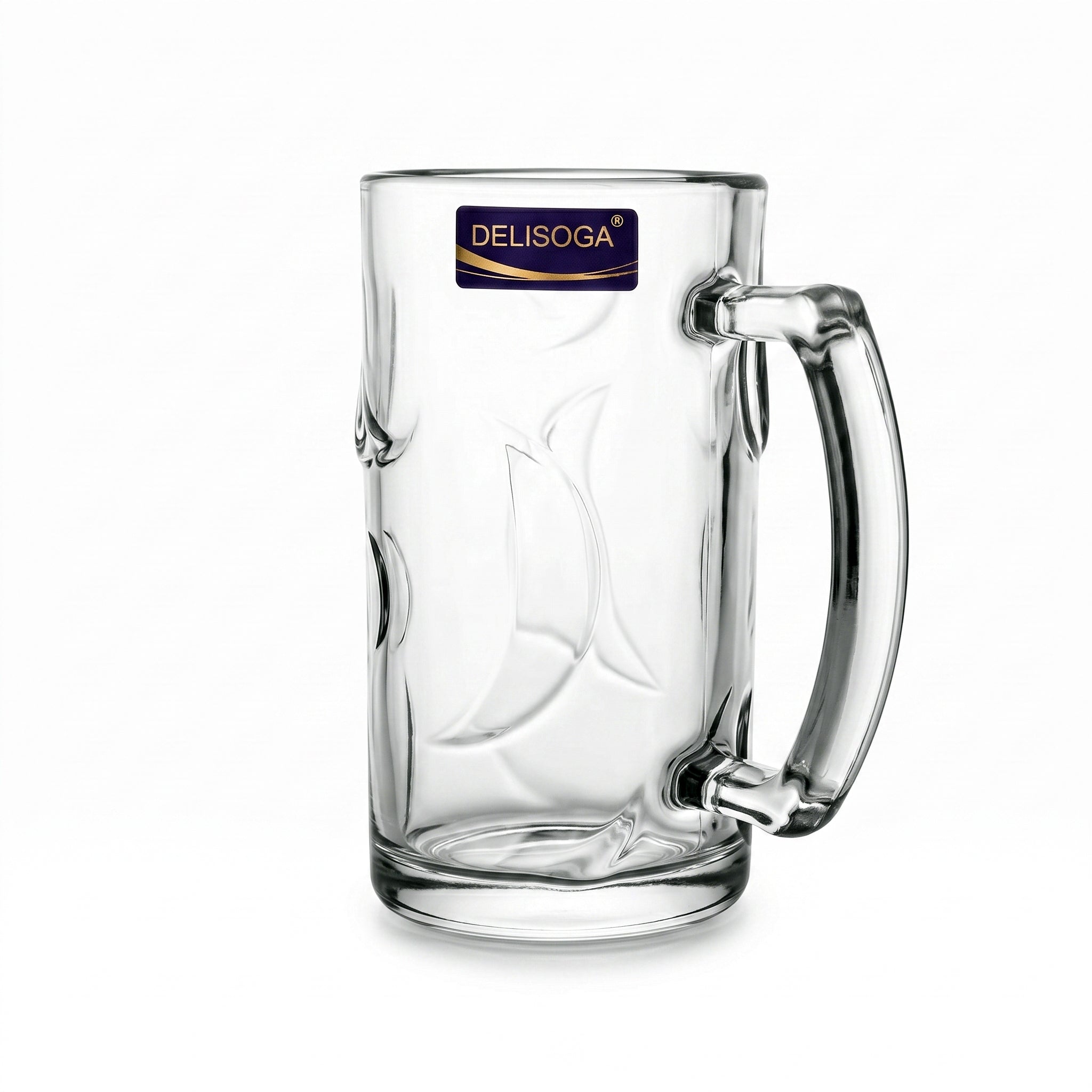 Delisoga 400 ml Glass Juice Mug
