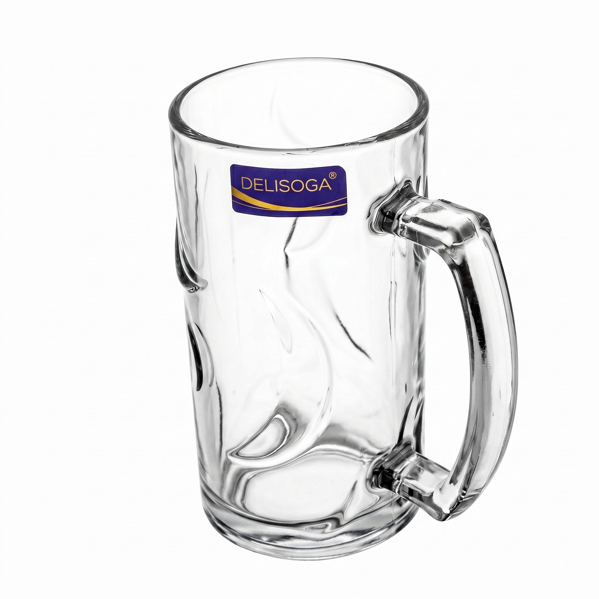 Delisoga 400 ml Glass Juice Mug