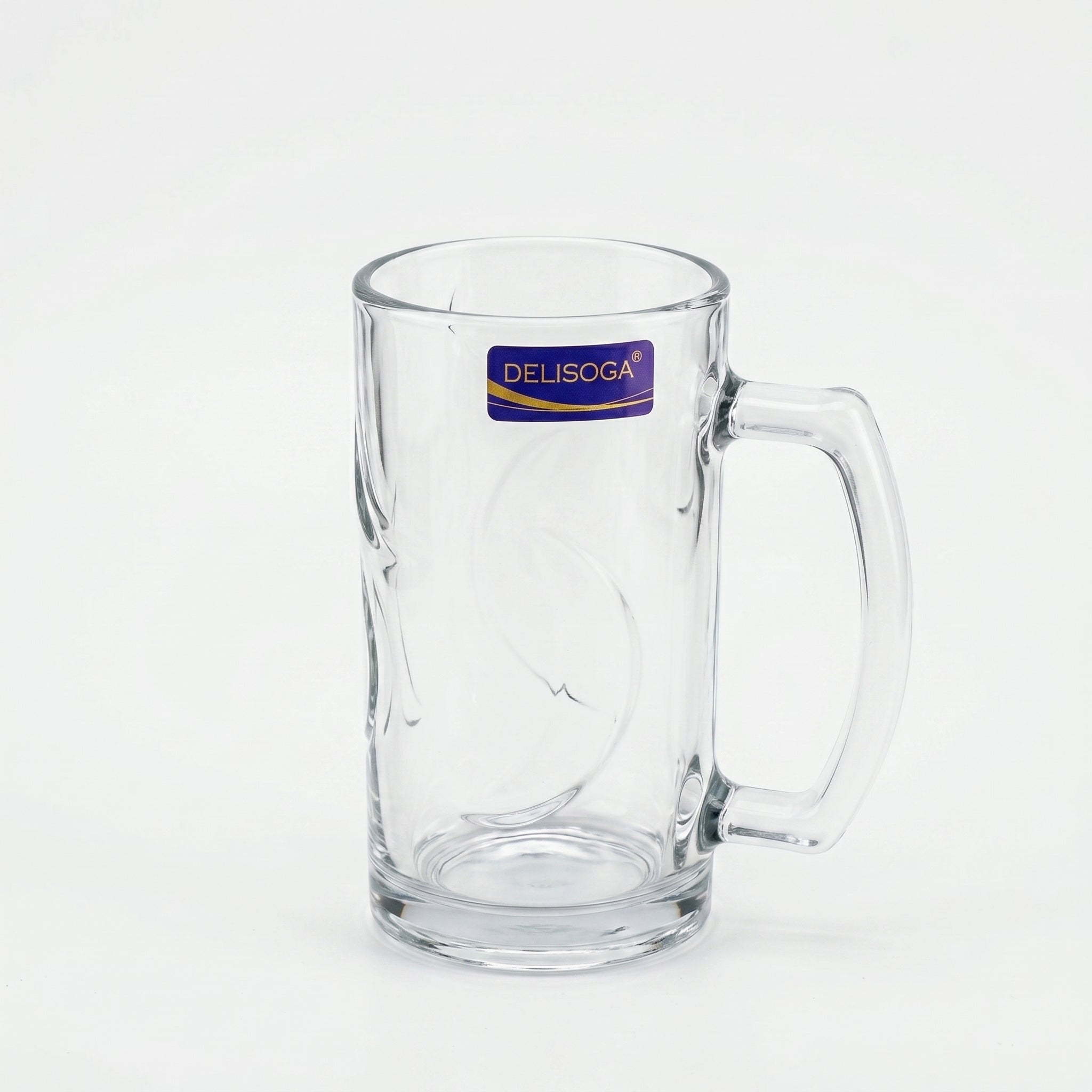 Delisoga 400 ml Glass Juice Mug