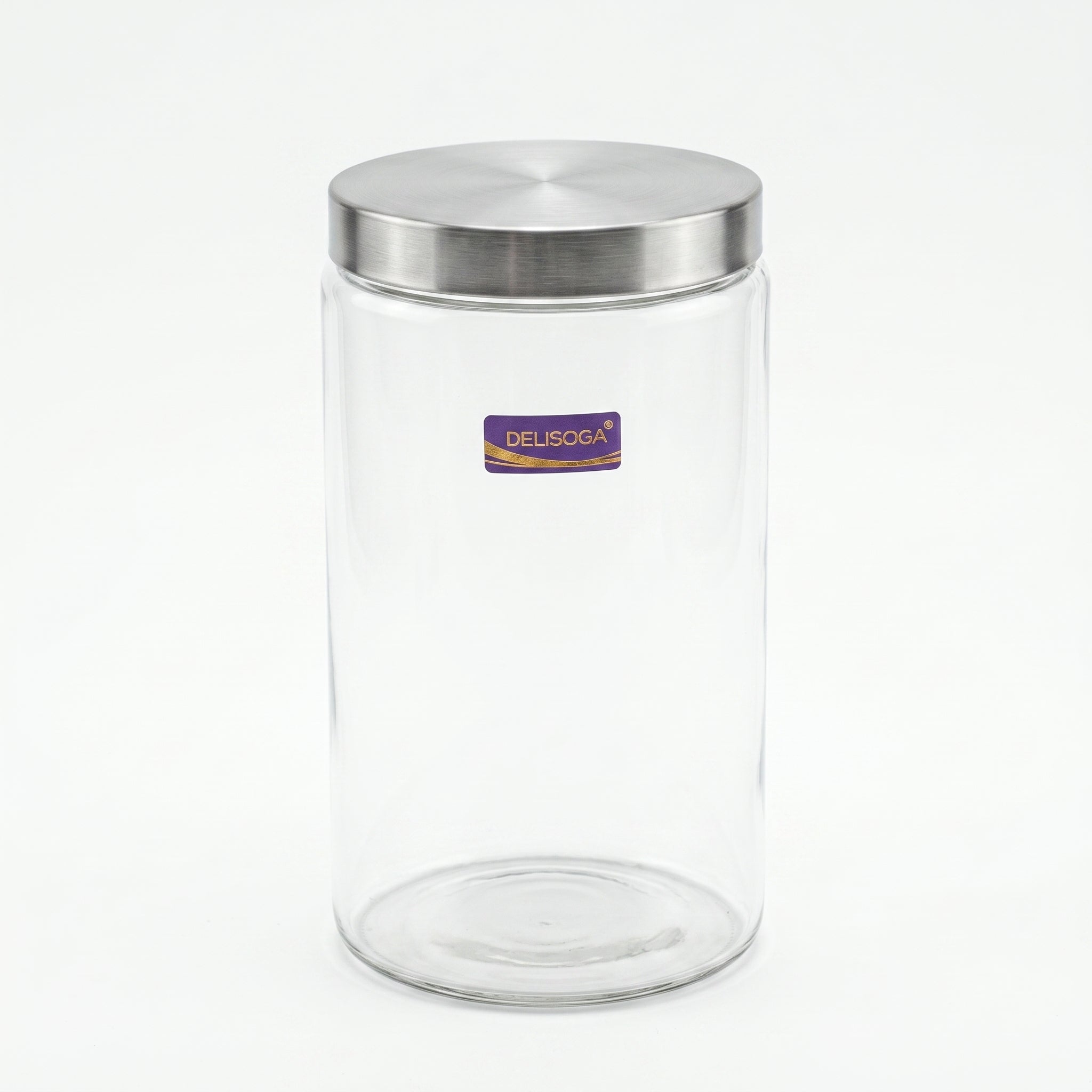 Delisoga 1.64 Liter Glass Storage Jar