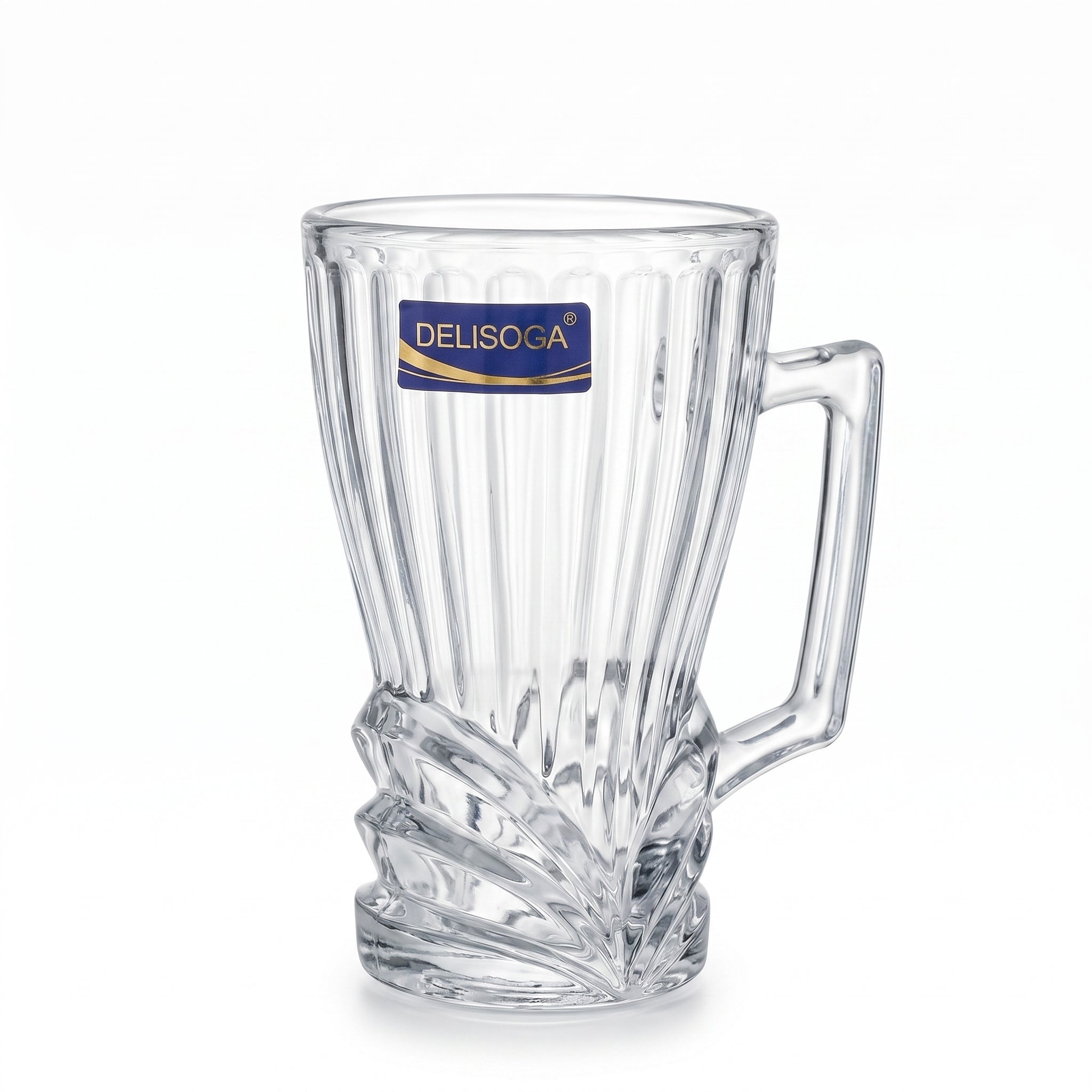 Delisoga 270 ml Glass Tea Cup
