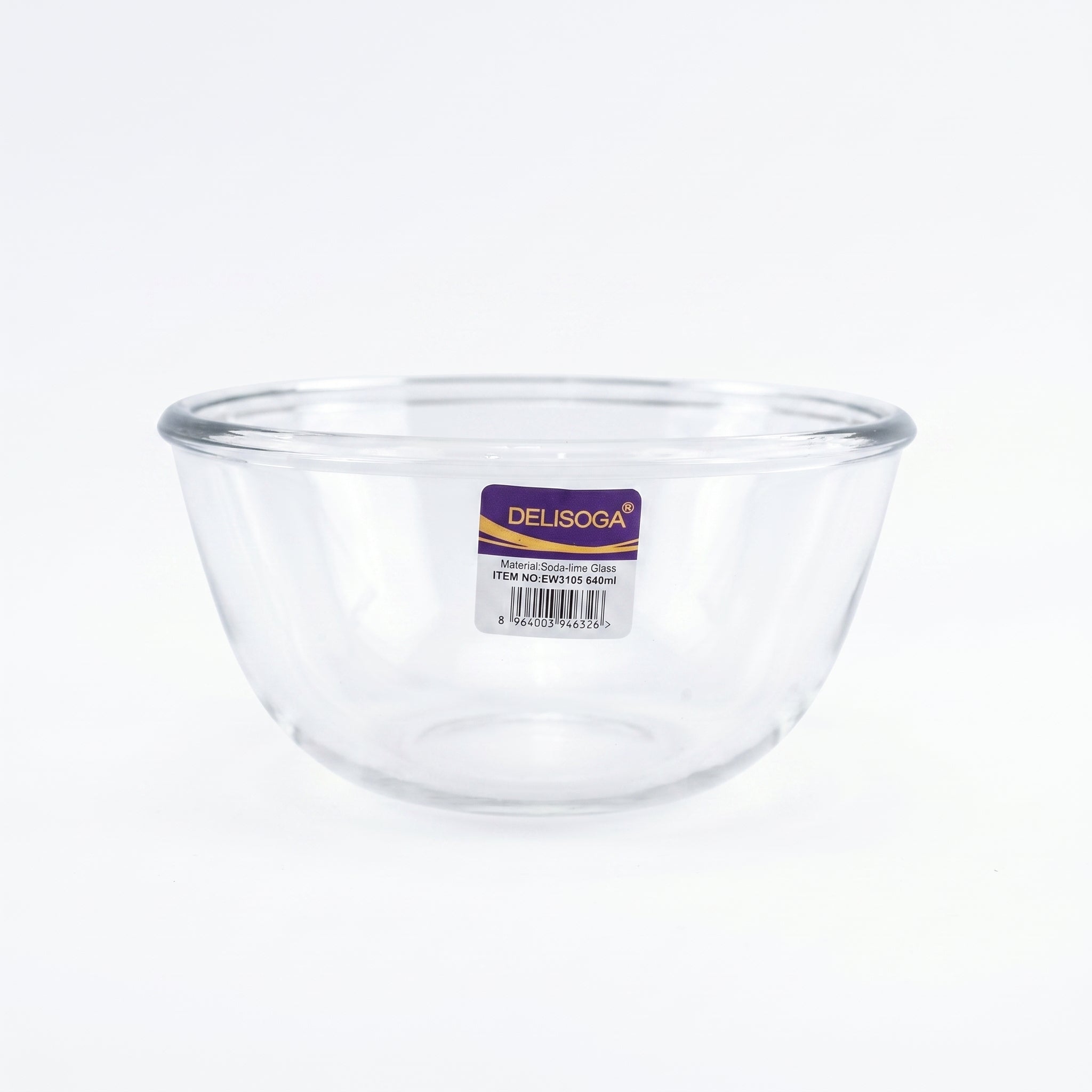 Delisoga Round Glass Mixing Bowl