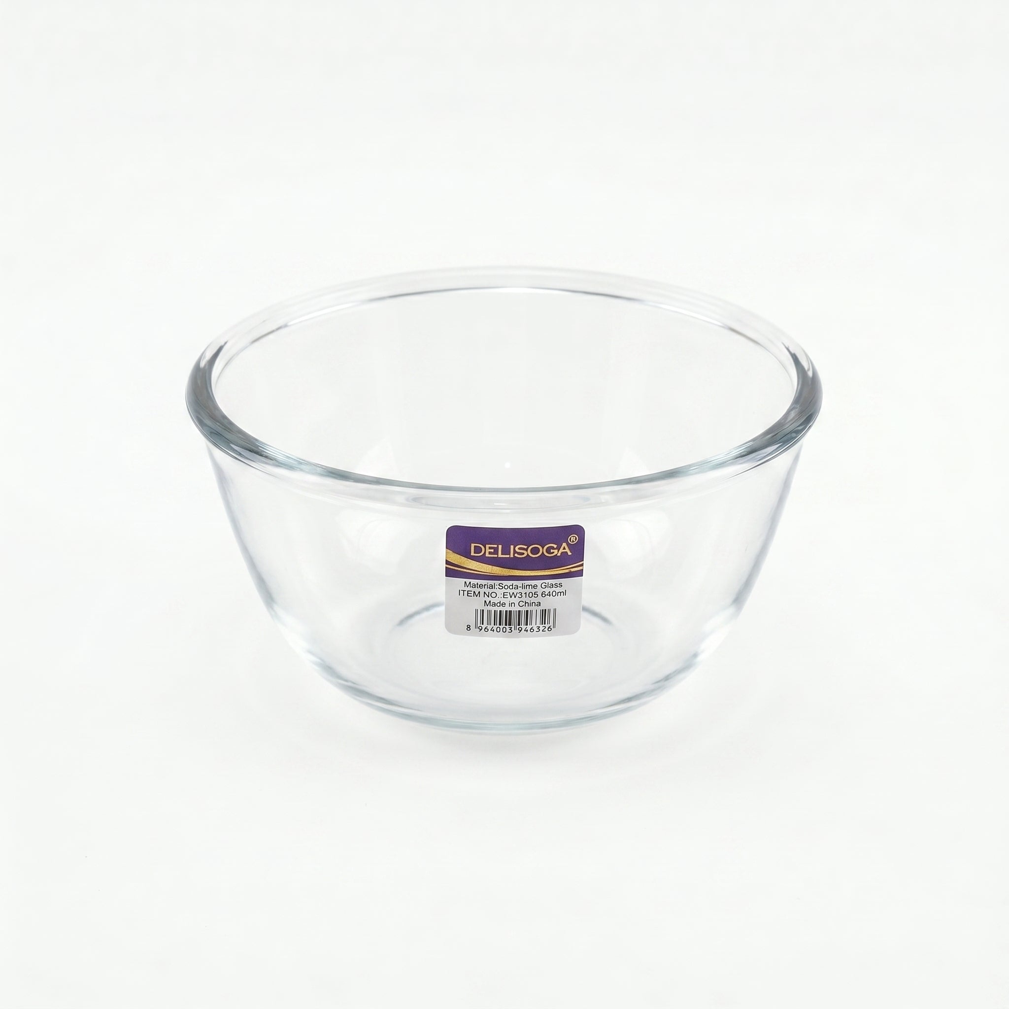 Delisoga Round Glass Mixing Bowl
