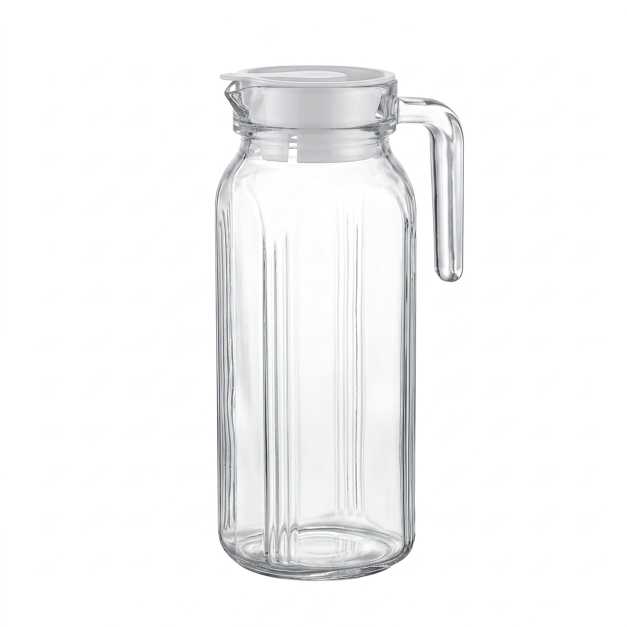Delisoga 1.15-Liter Ribbed Glass Jug