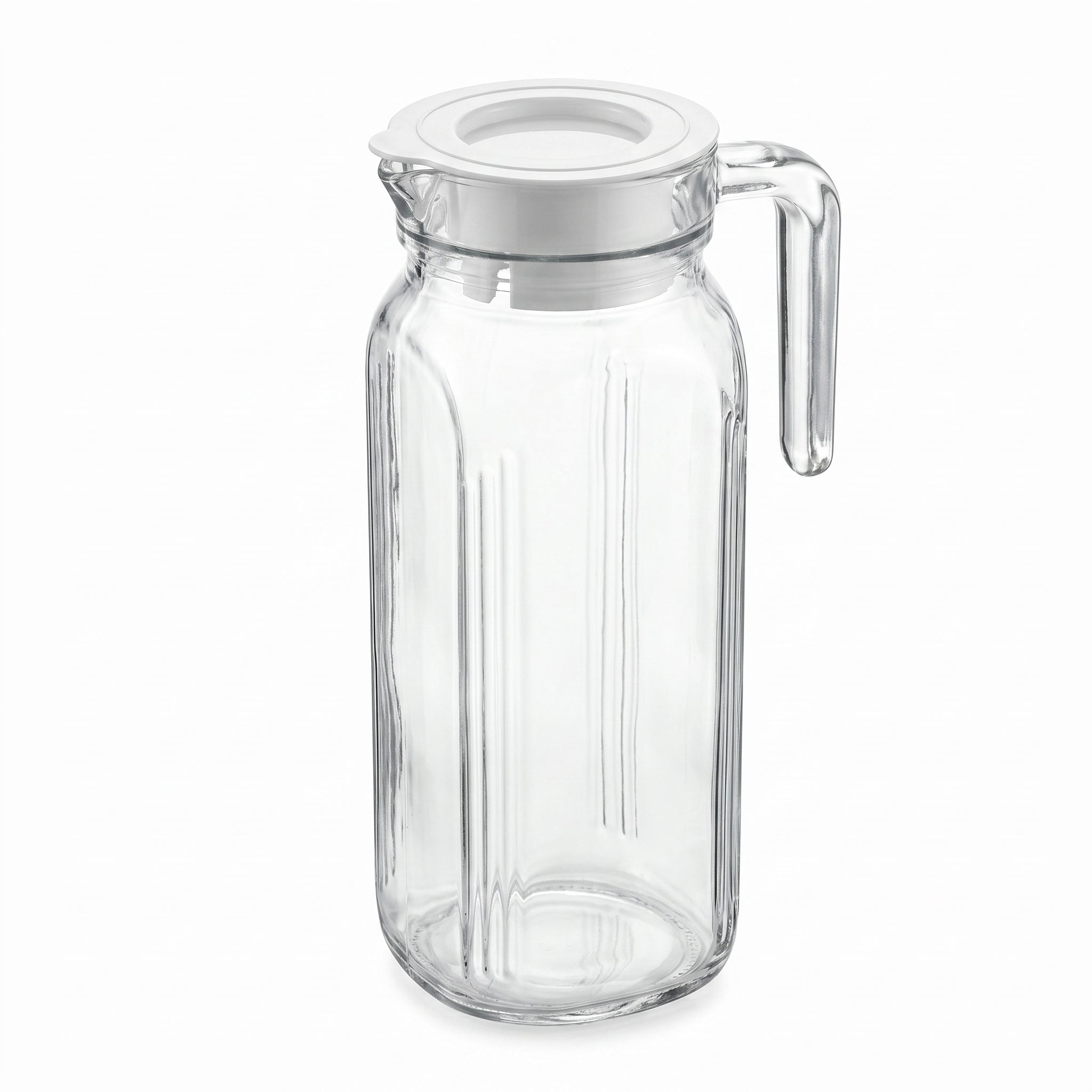 Delisoga 1.15-Liter Ribbed Glass Jug