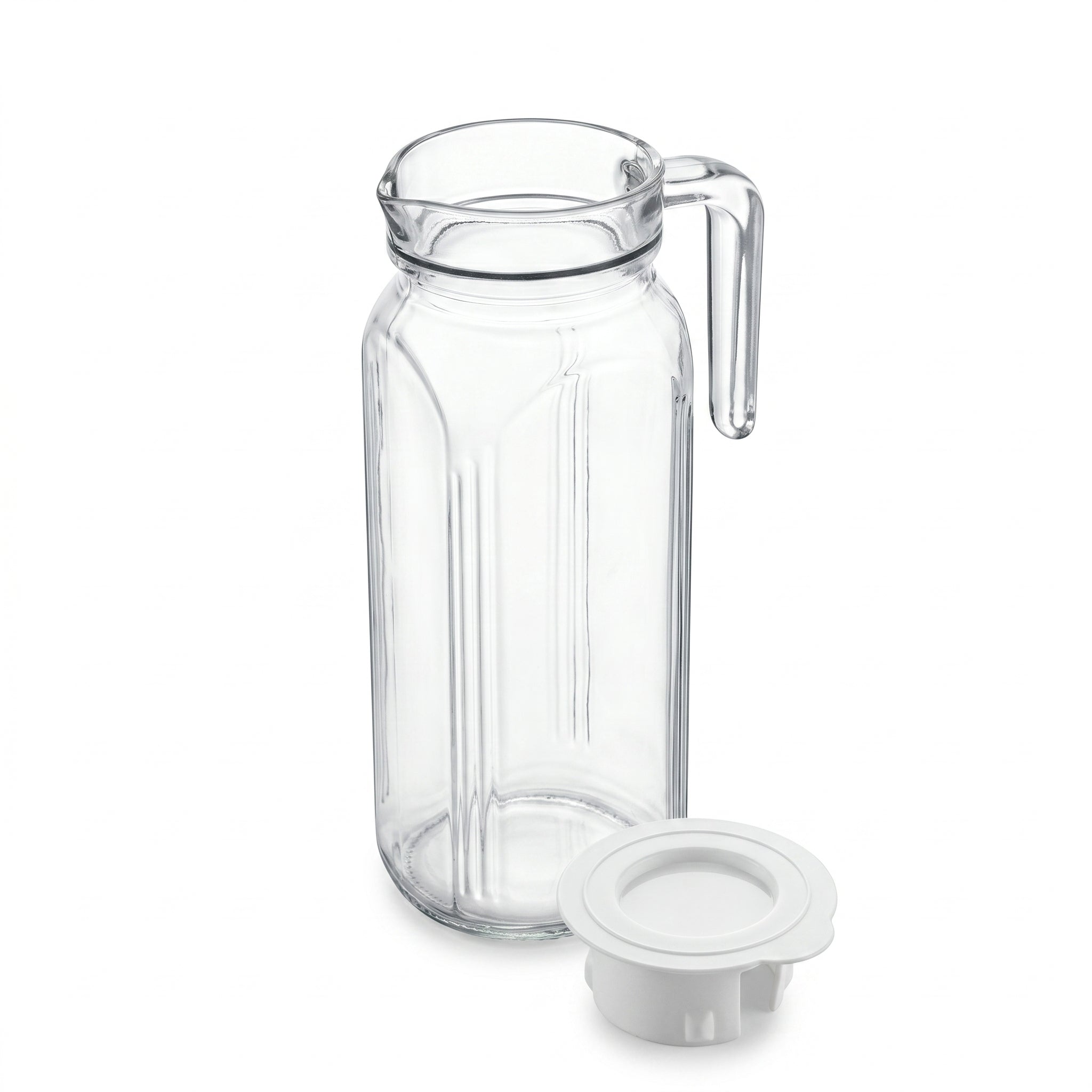 Delisoga 1.15-Liter Ribbed Glass Jug