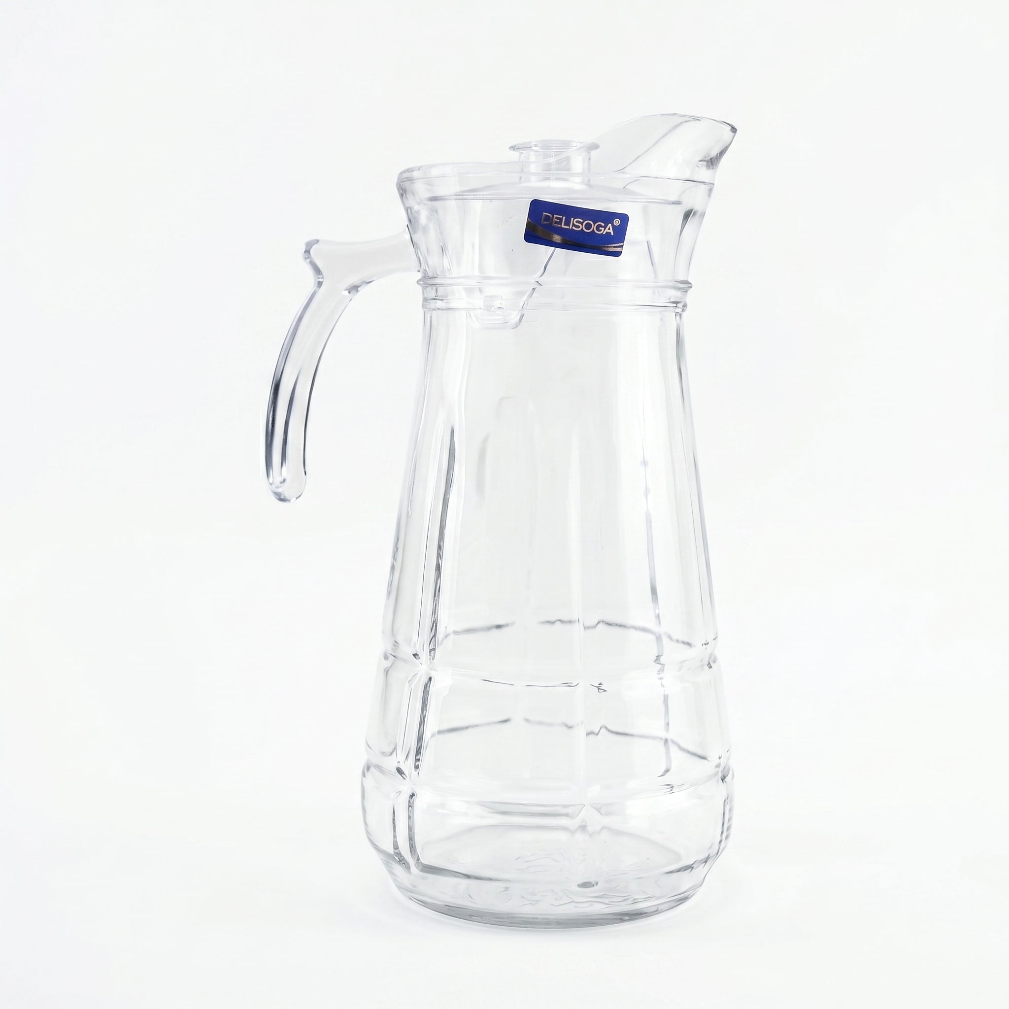 Delisoga 1.7-Liter Crystal Tapered Glass Jug