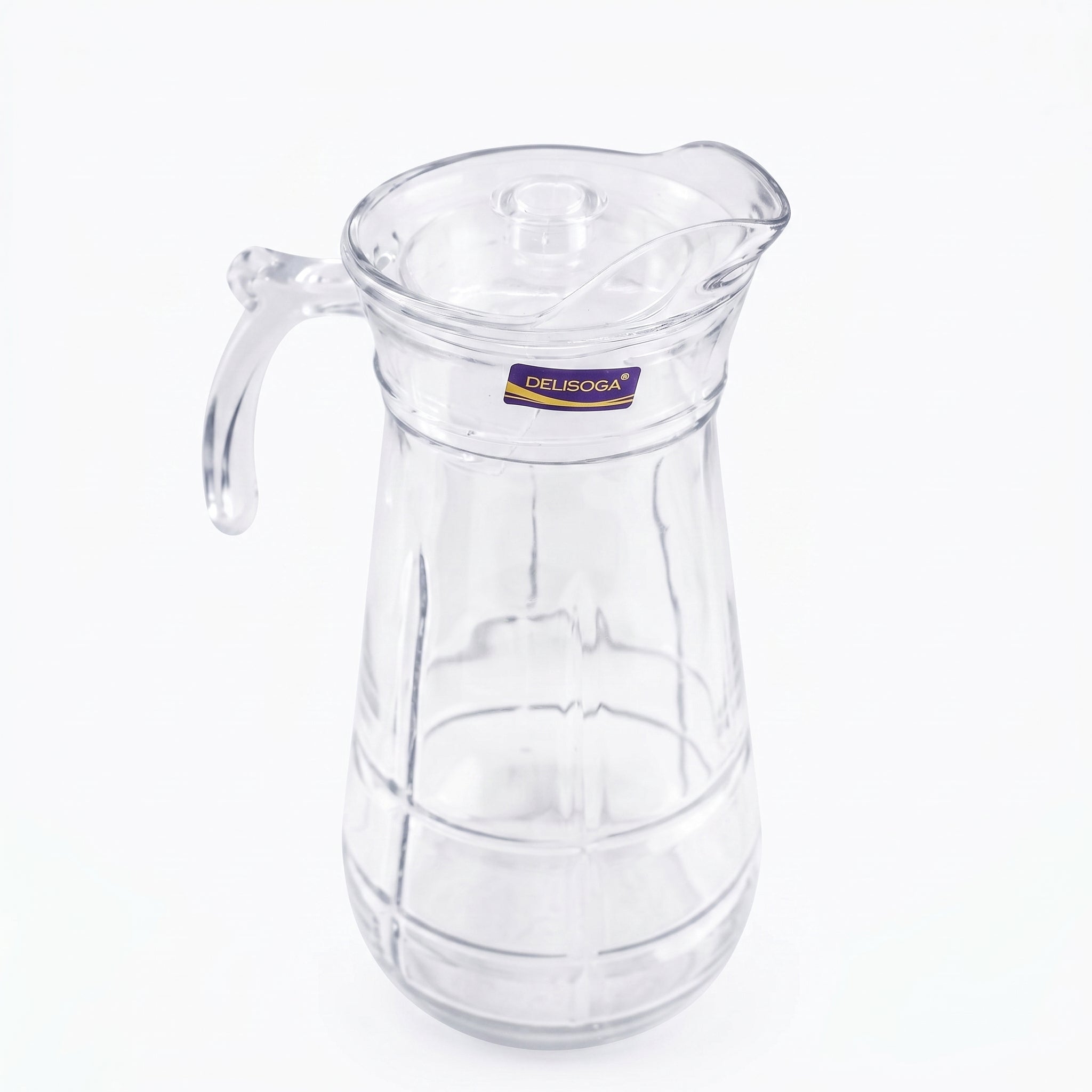 Delisoga 1.7-Liter Crystal Tapered Glass Jug