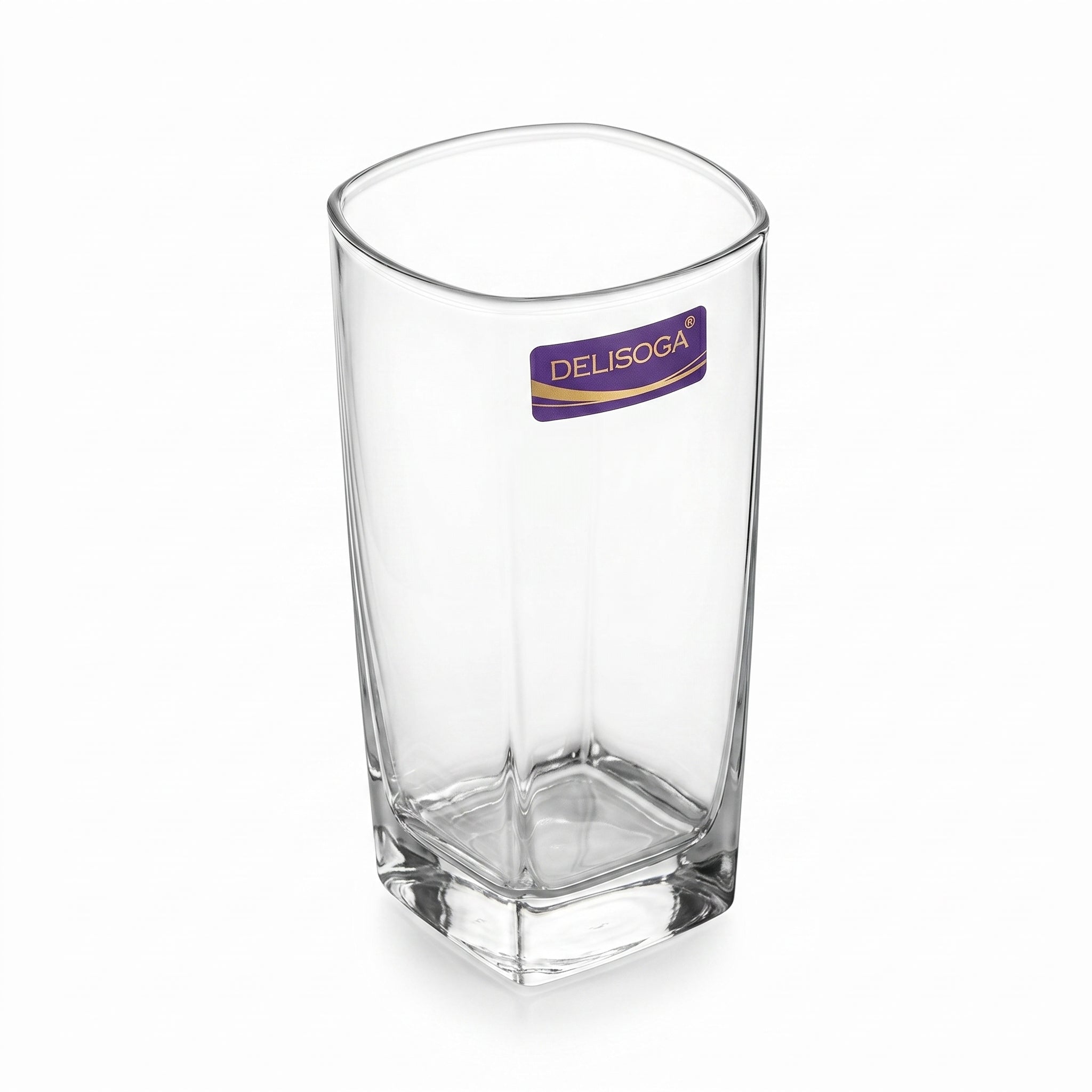 Delisoga 315 ml 6-Piece Hi Ball Square Glass