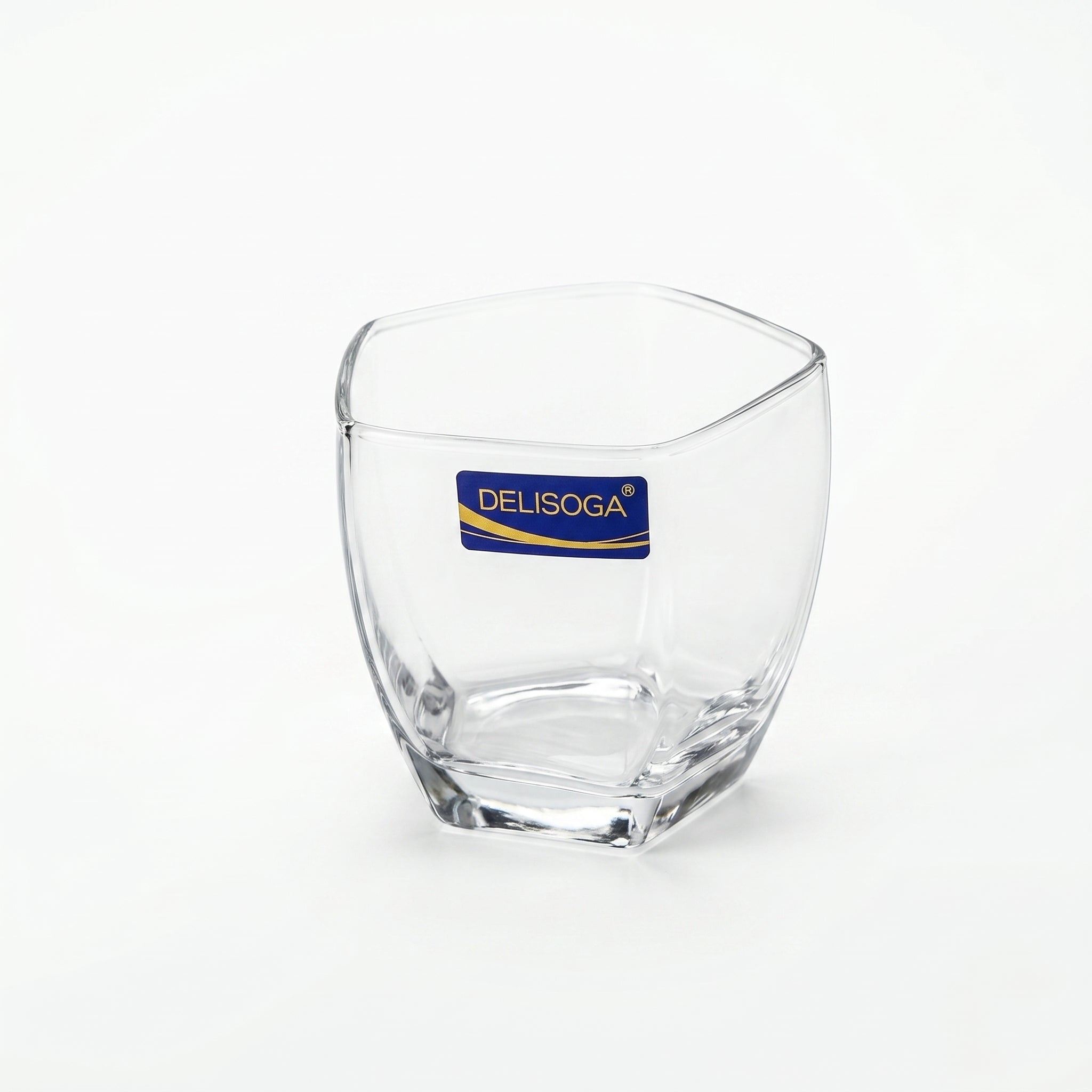 Delisoga 285 ml 6-Piece Pentagonal Square DOF Glass