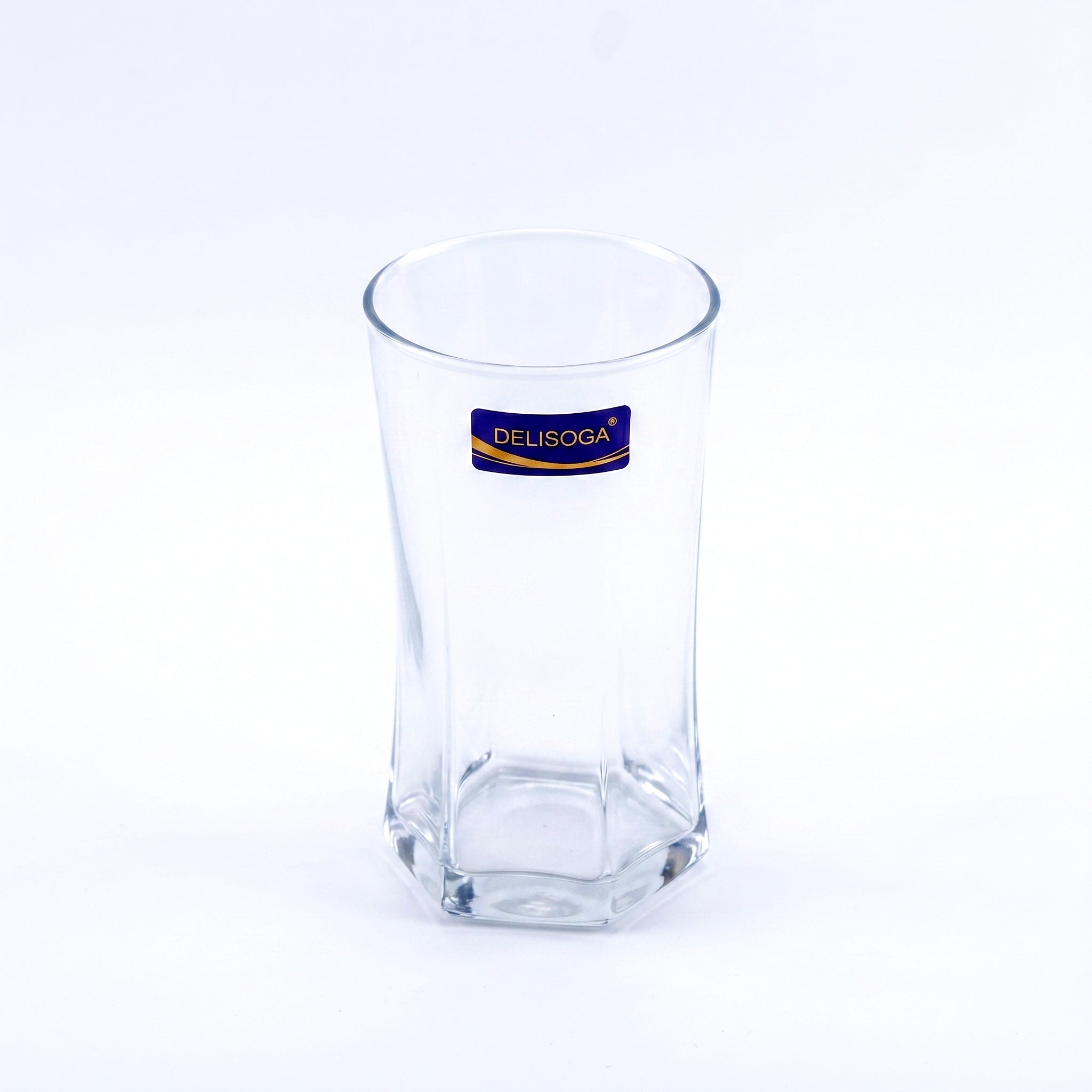 Delisoga 330 ml 6-Piece Octagonal Hi Ball Glass