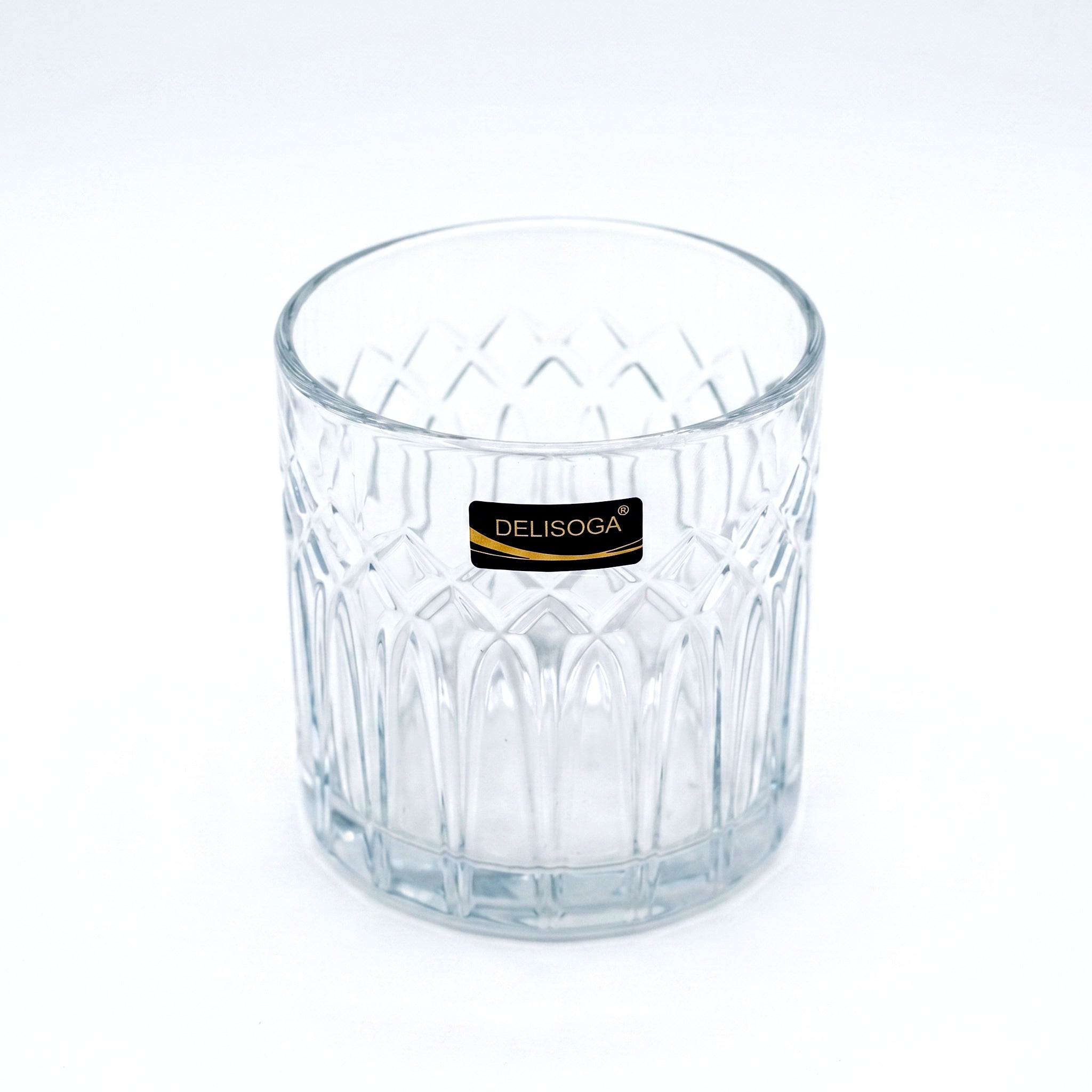 Delisoga 350 ml 6-Piece Diamond Fall DOF Glass