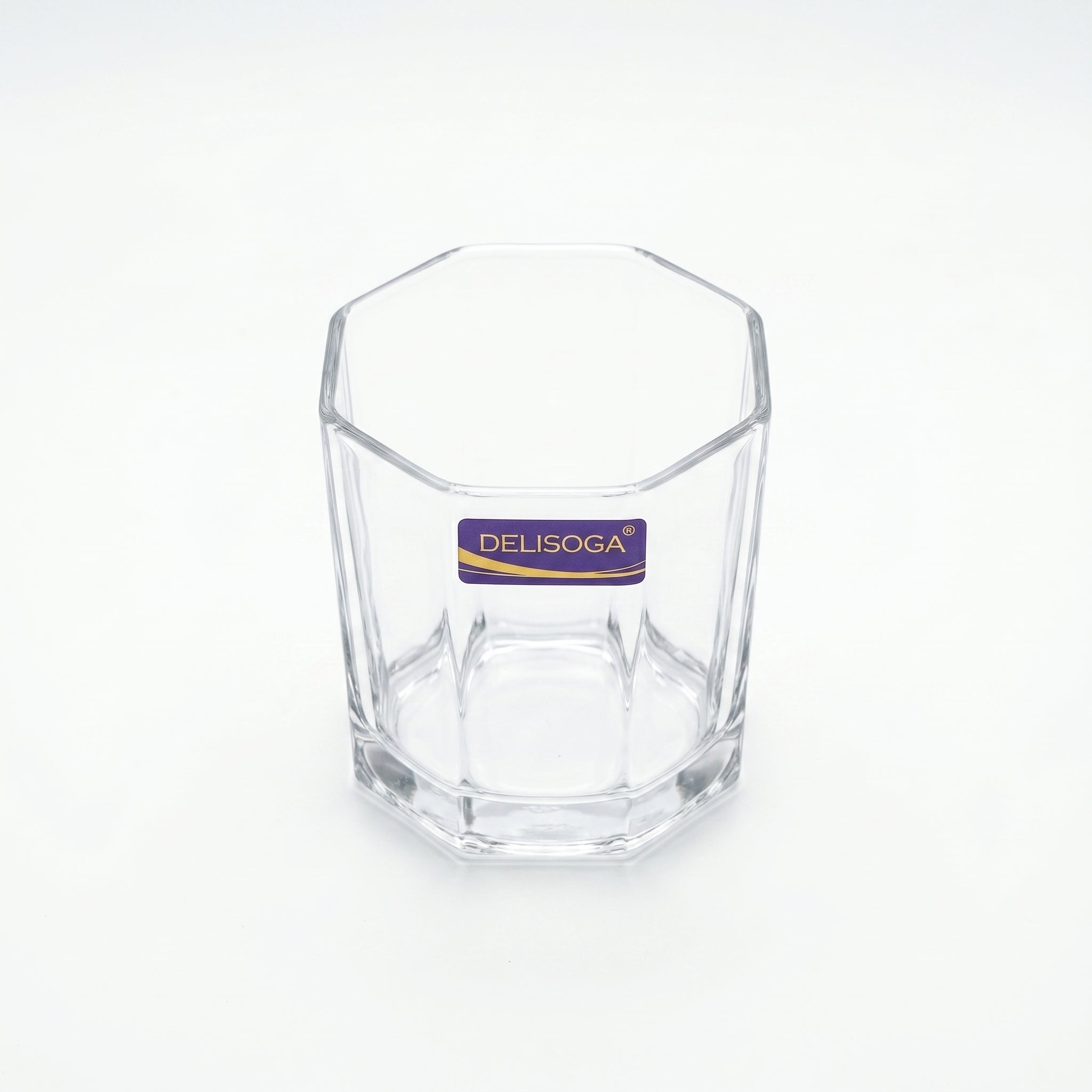 Delisoga 330 ml 6-Piece Octagonal DOF Glass