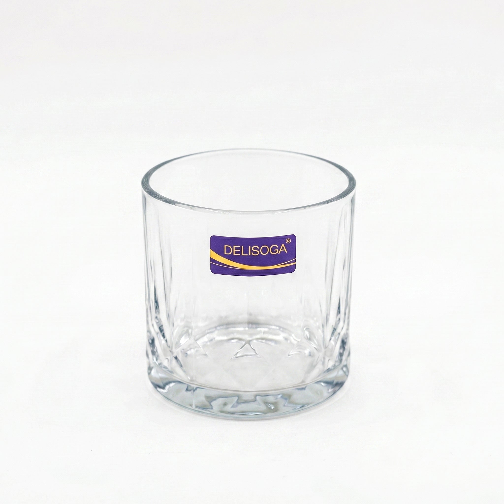 Delisoga 350 ml 6-Piece Crystal Star Base DOF Glass